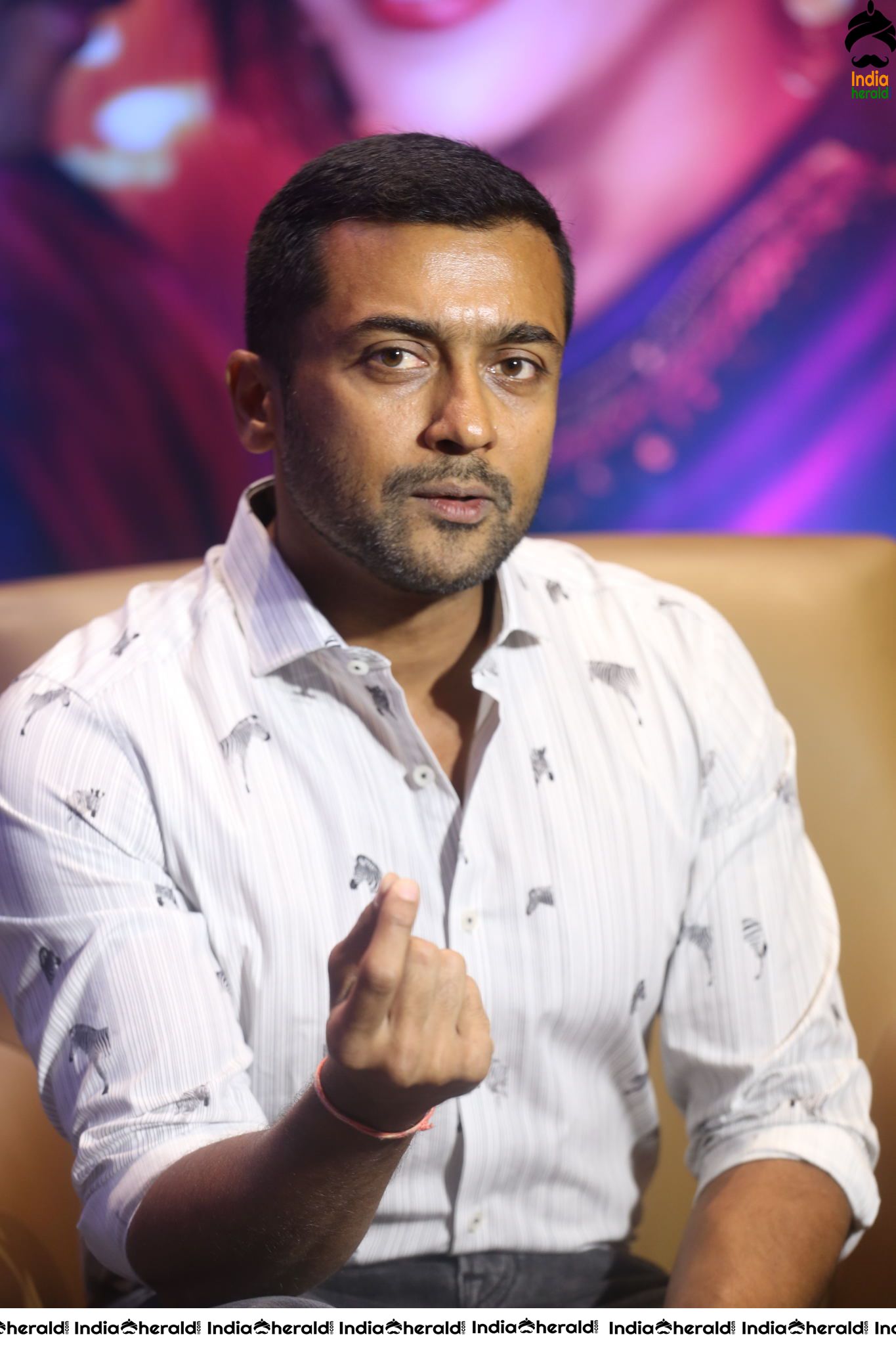 Actor Suriya Throwback Photos during Kaapaan interview