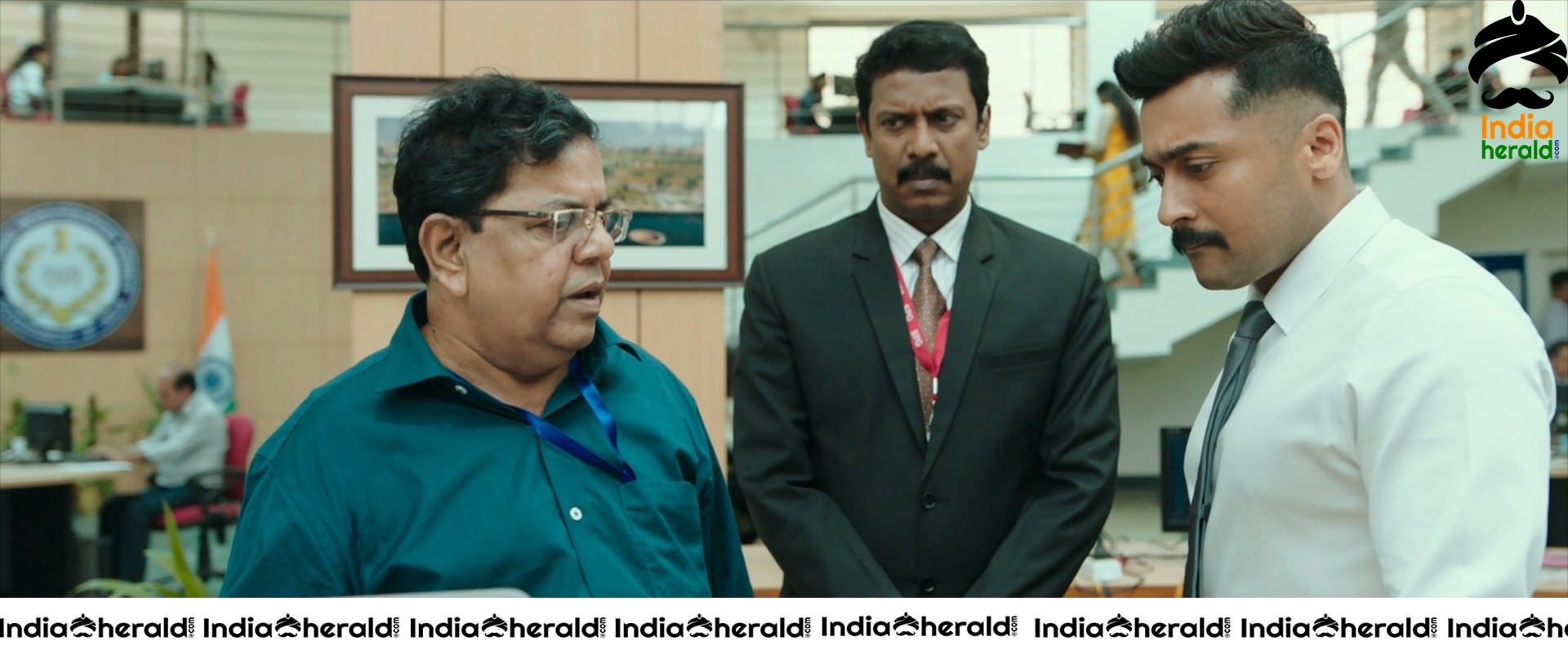 Actor Suriya Unseen Stills from his recent release Kaapaan Set 2