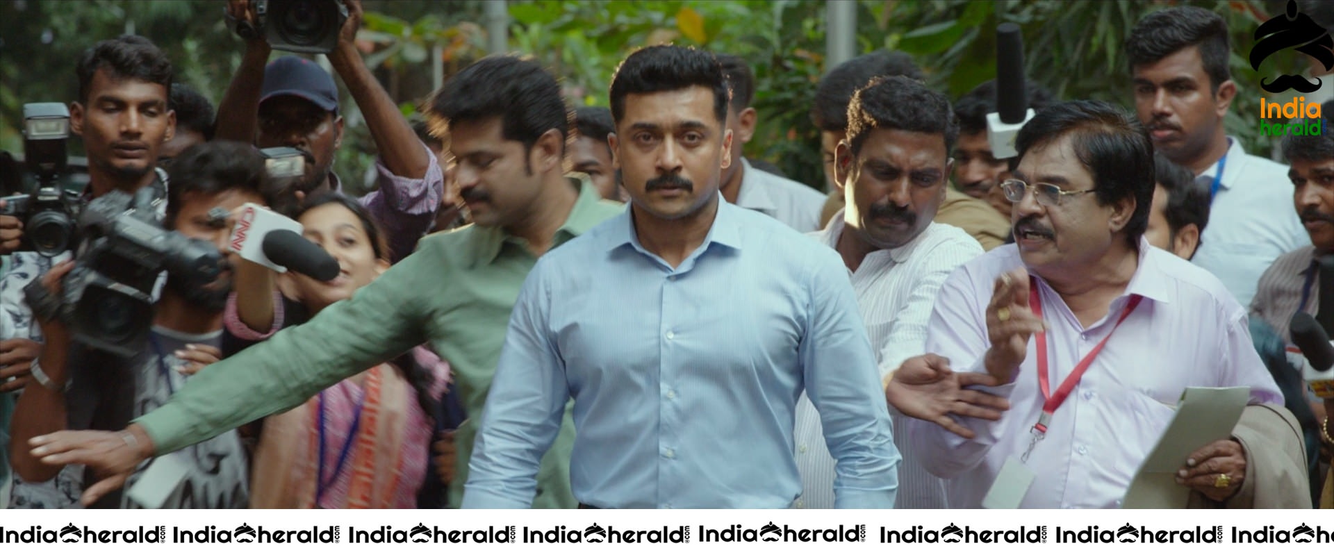 Actor Suriya Unseen Stills from his recent release Kaapaan Set 2