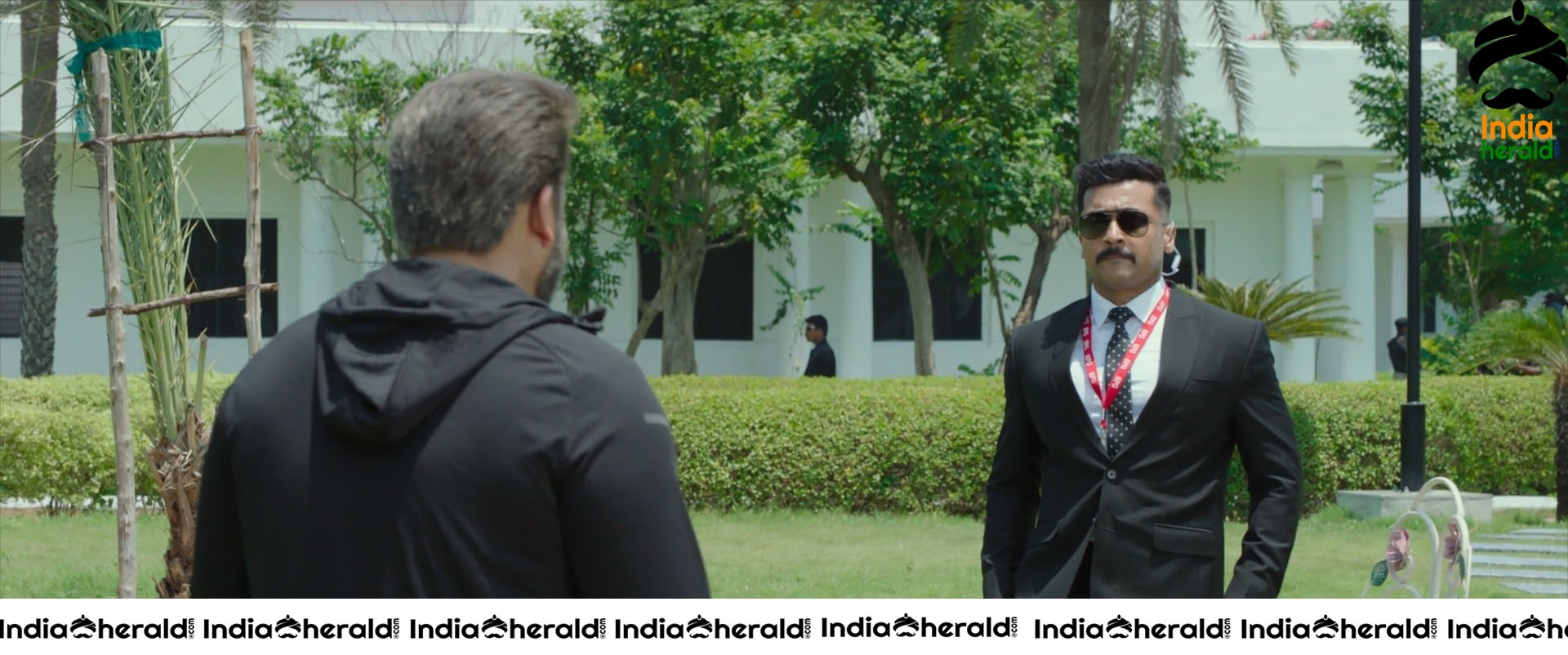 Actor Suriya Unseen Stills from his recent release Kaapaan Set 2