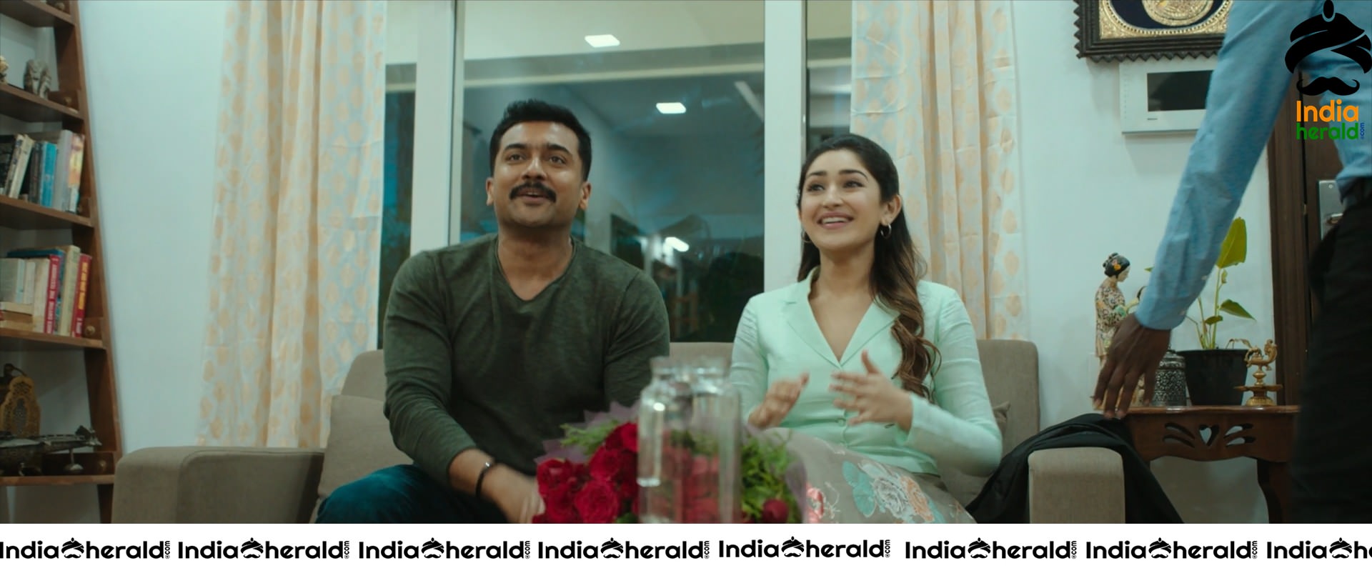 Actor Suriya Unseen Stills from his recent release Kaapaan Set 2