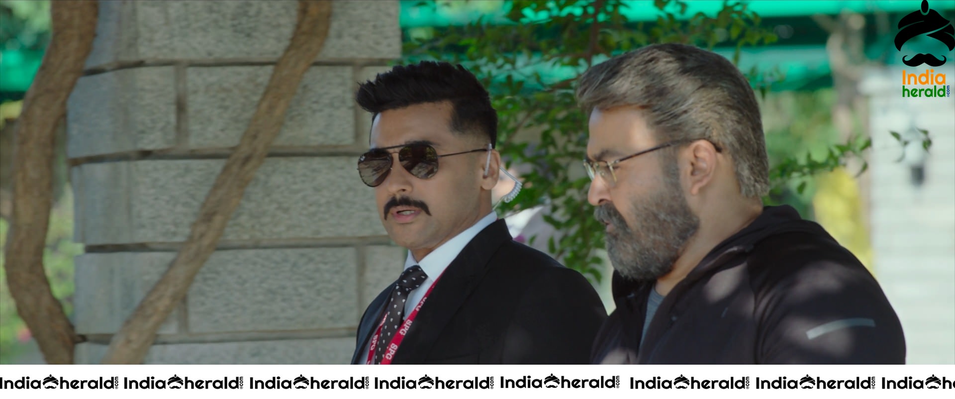 Actor Suriya Unseen Stills from his recent release Kaapaan Set 2