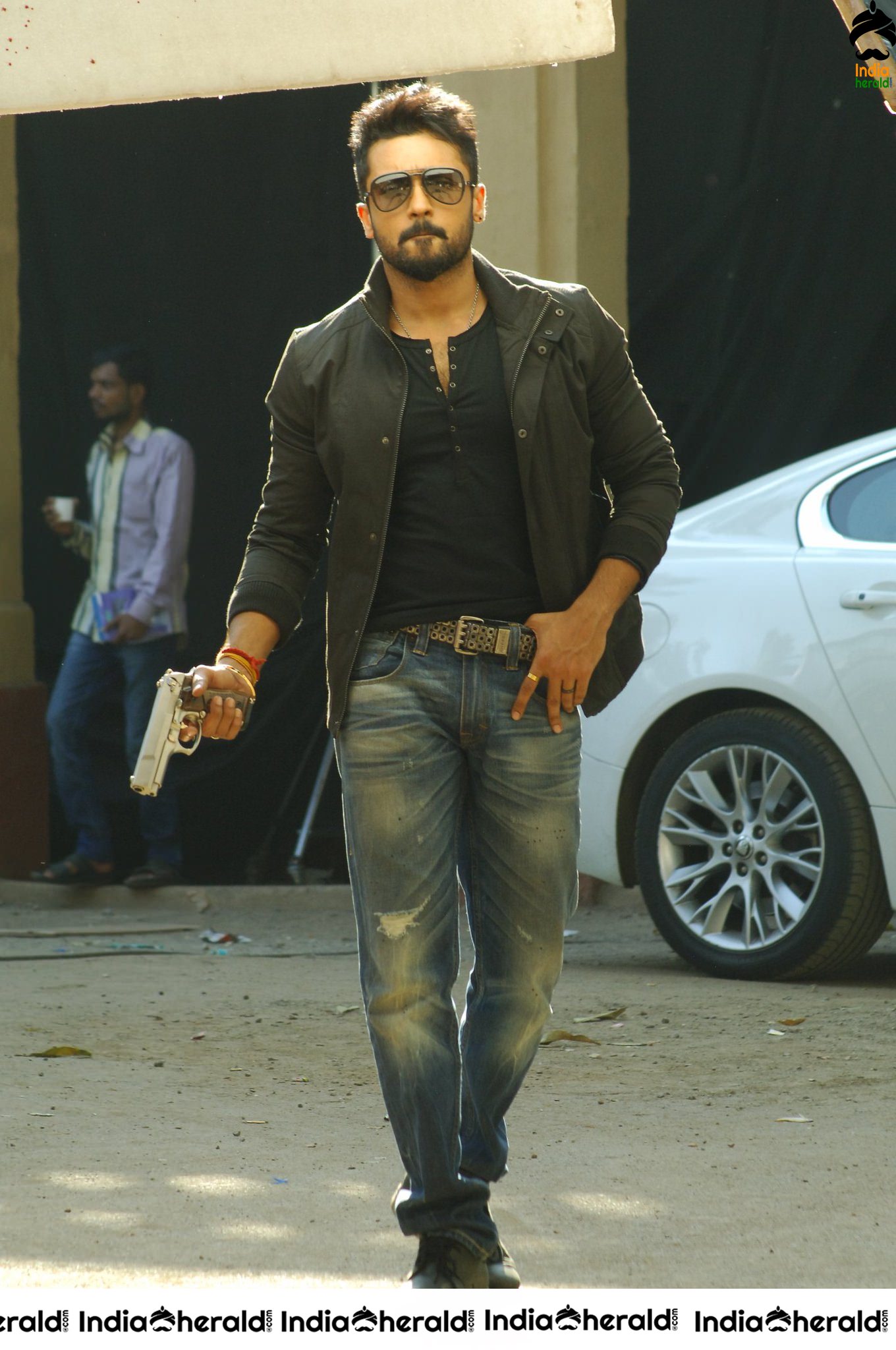 Actor Suriya Unseen Stylish Stills from Anjaan movie Set 2