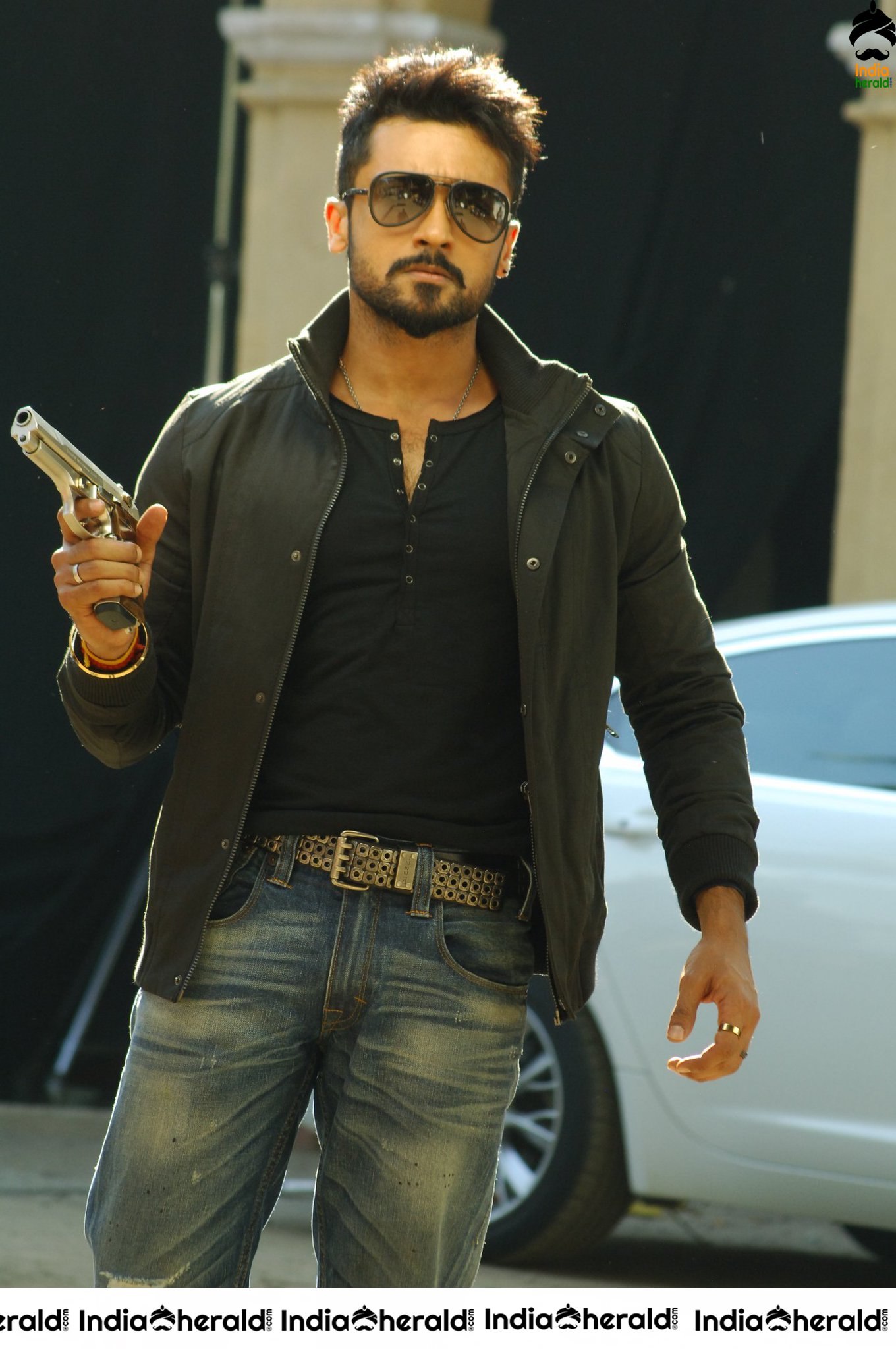 Actor Suriya Unseen Stylish Stills from Anjaan movie Set 3