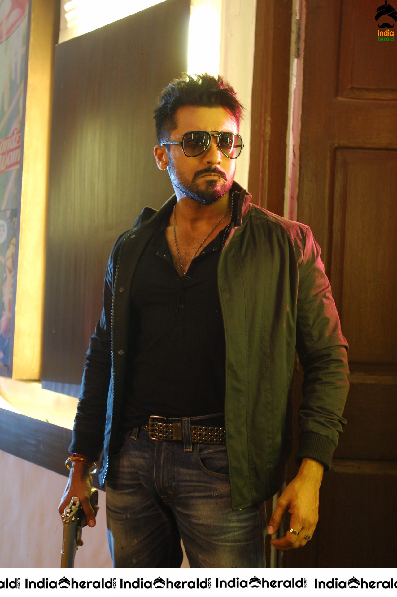Actor Suriya Unseen Stylish Stills from Anjaan movie Set 5
