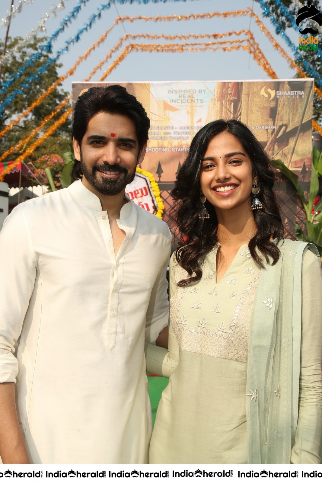 Actor Sushant Photos with Meenakshi Chaudhary Set 1