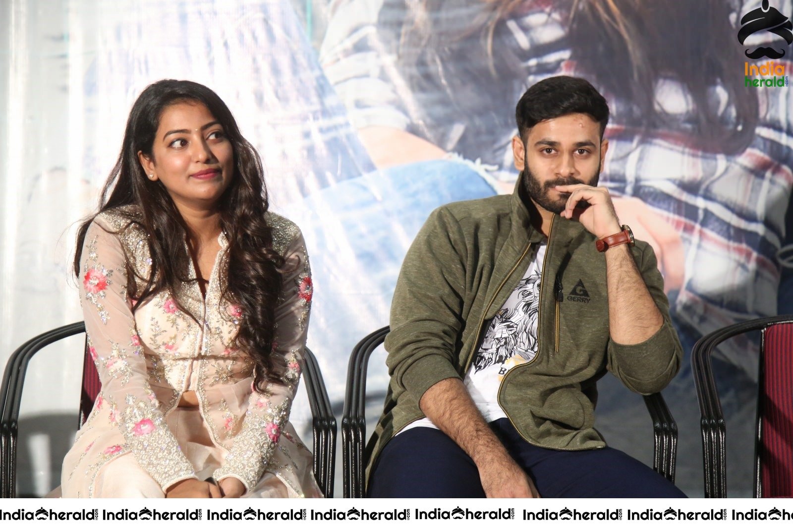 Actor Teja Photos along with Actress Taruni Singh