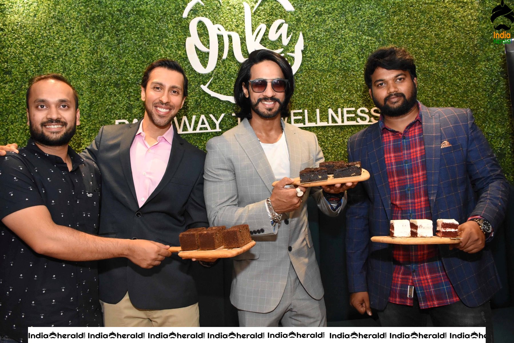 Actor Thakur Anoop Singh at Launch of ORKA Nutritional Cafe in Vijayawada Set 1