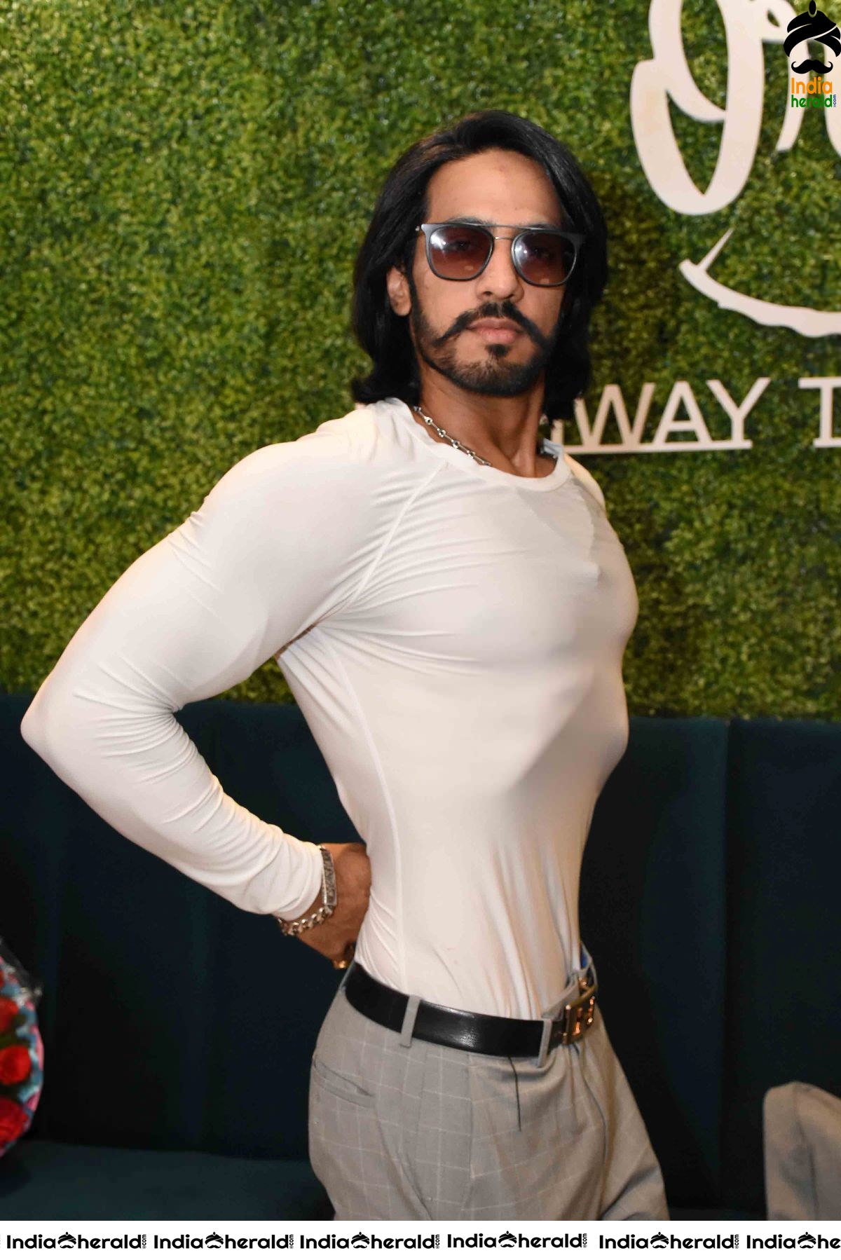 Actor Thakur Anoop Singh at Launch of ORKA Nutritional Cafe in Vijayawada Set 1