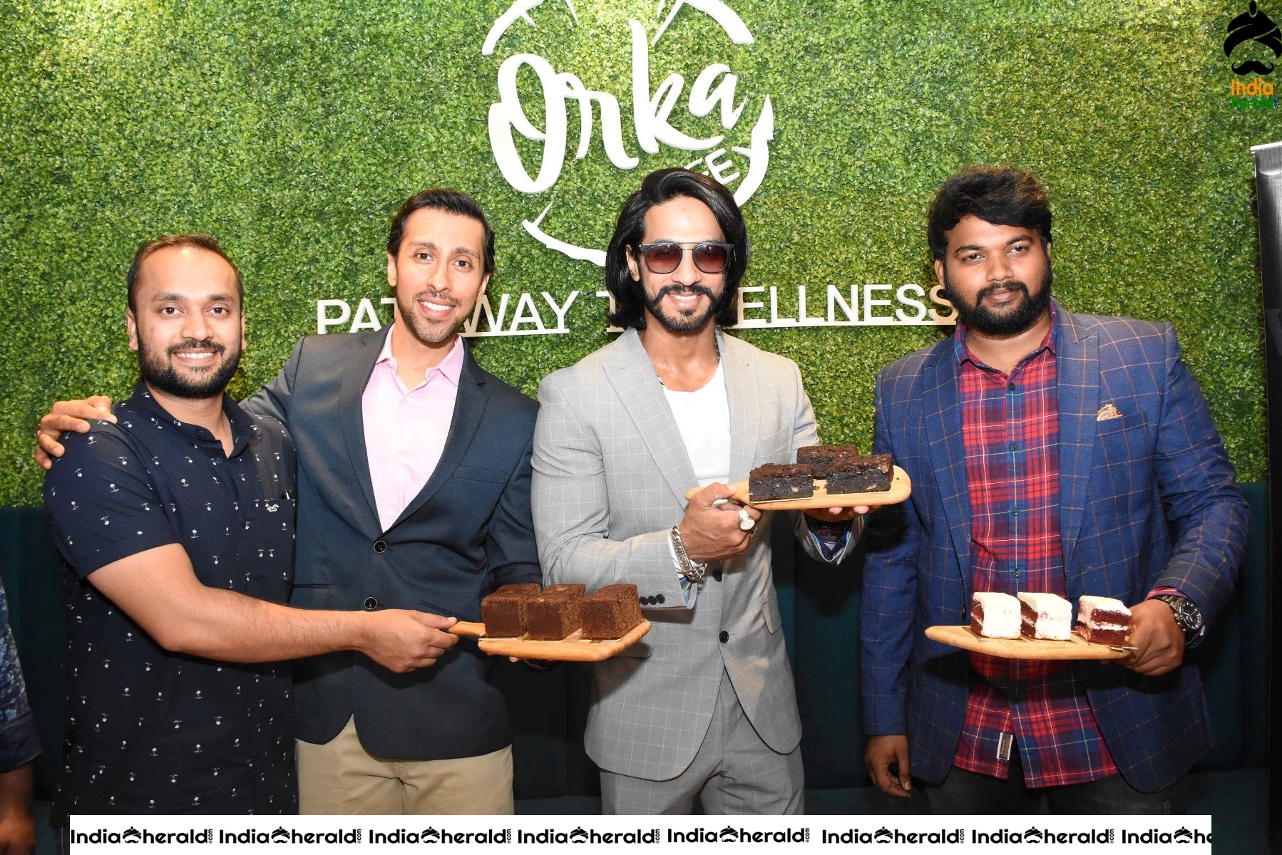 Actor Thakur Anoop Singh at Launch of ORKA Nutritional Cafe in Vijayawada Set 1