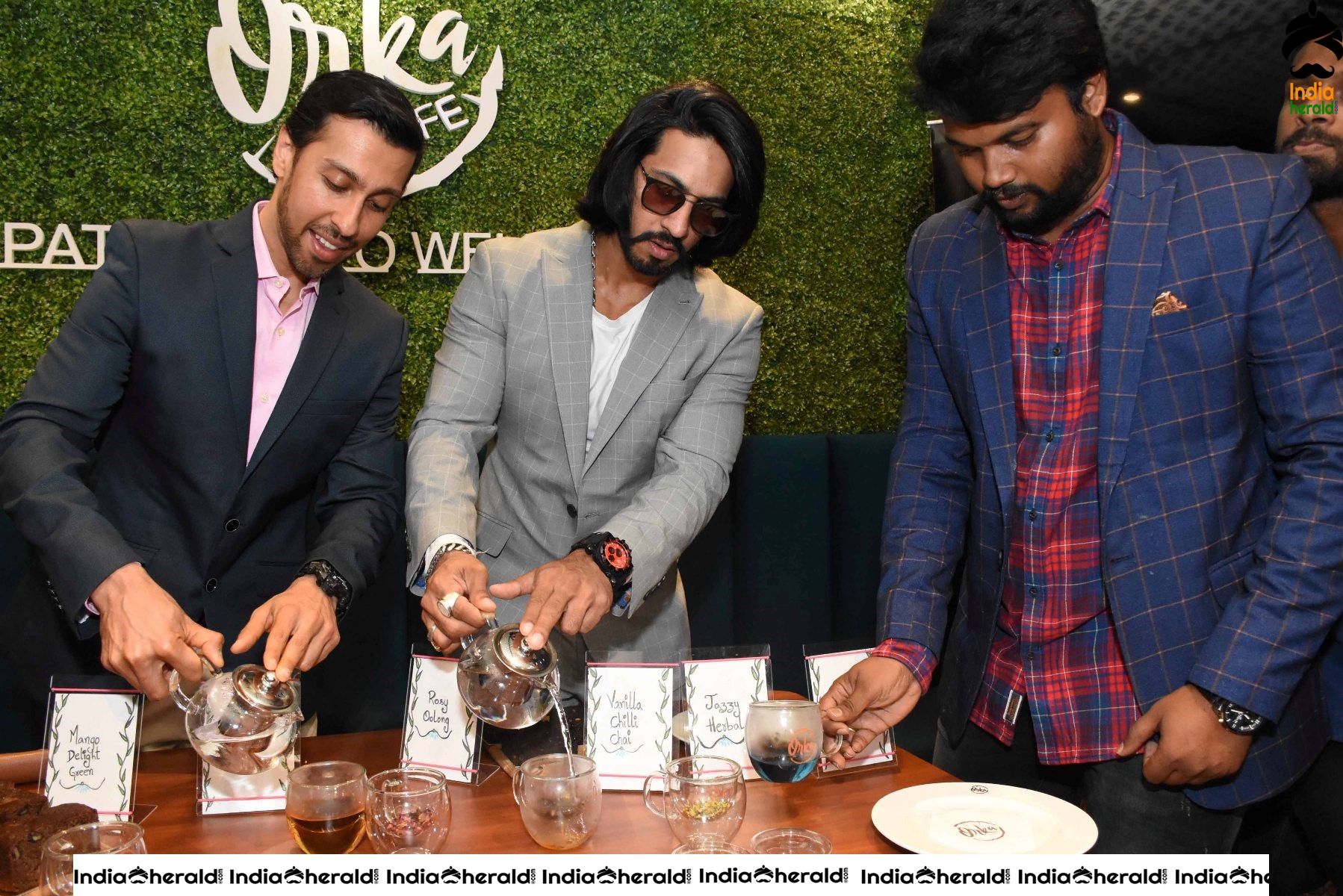 Actor Thakur Anoop Singh at Launch of ORKA Nutritional Cafe in Vijayawada Set 2