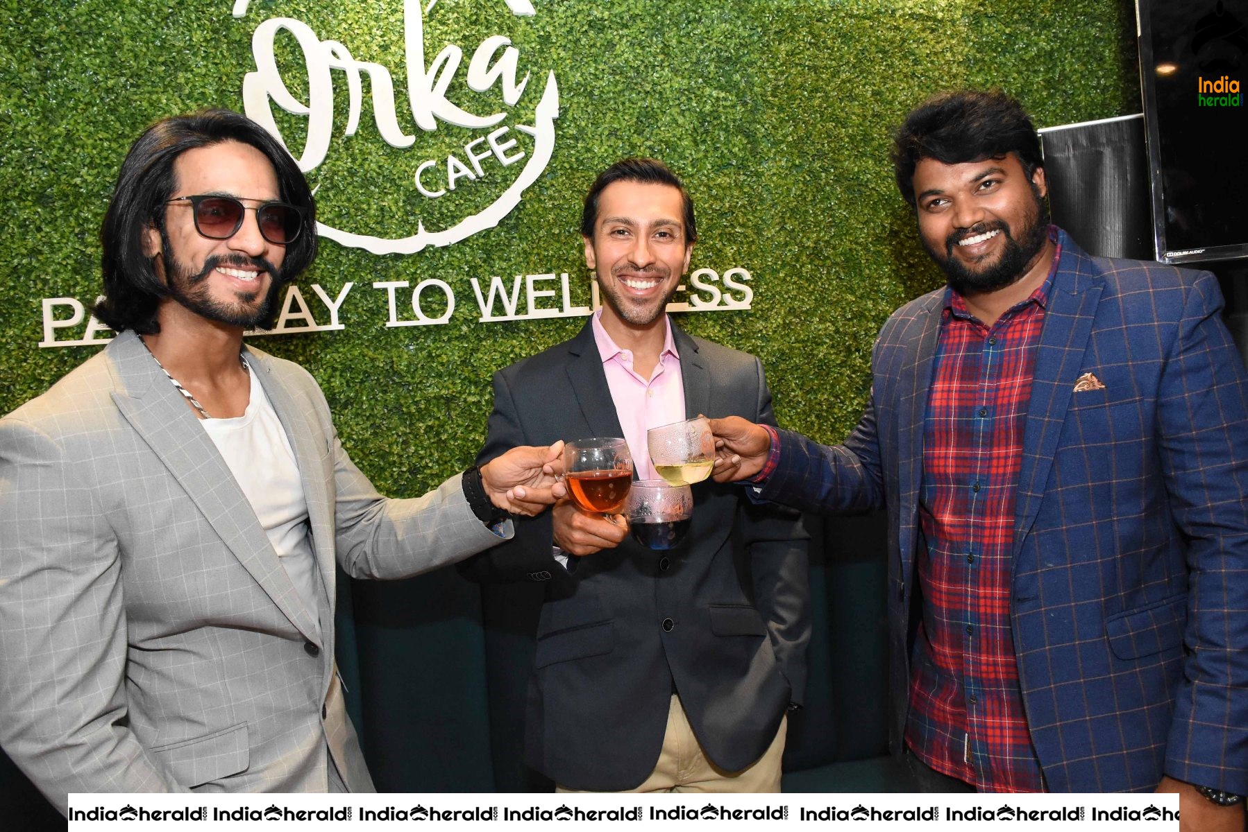 Actor Thakur Anoop Singh at Launch of ORKA Nutritional Cafe in Vijayawada Set 2