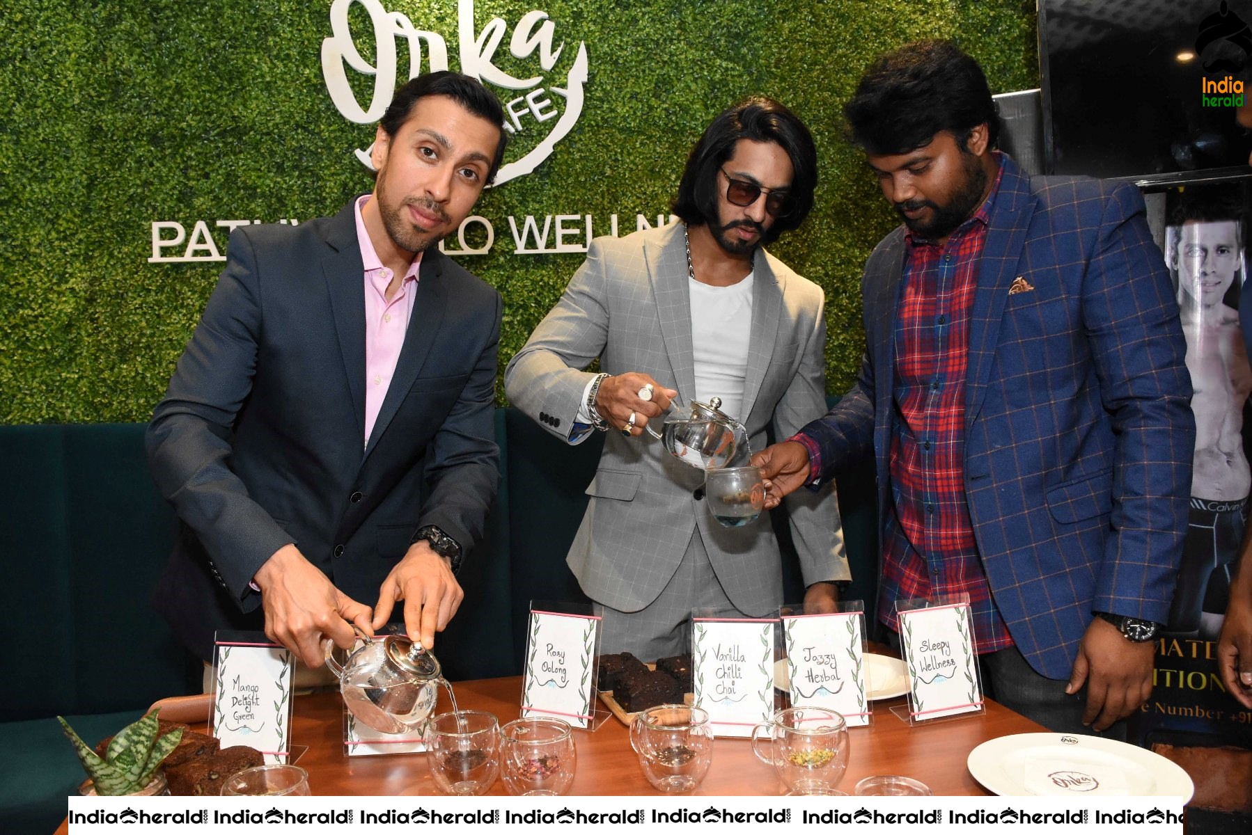Actor Thakur Anoop Singh at Launch of ORKA Nutritional Cafe in Vijayawada Set 2