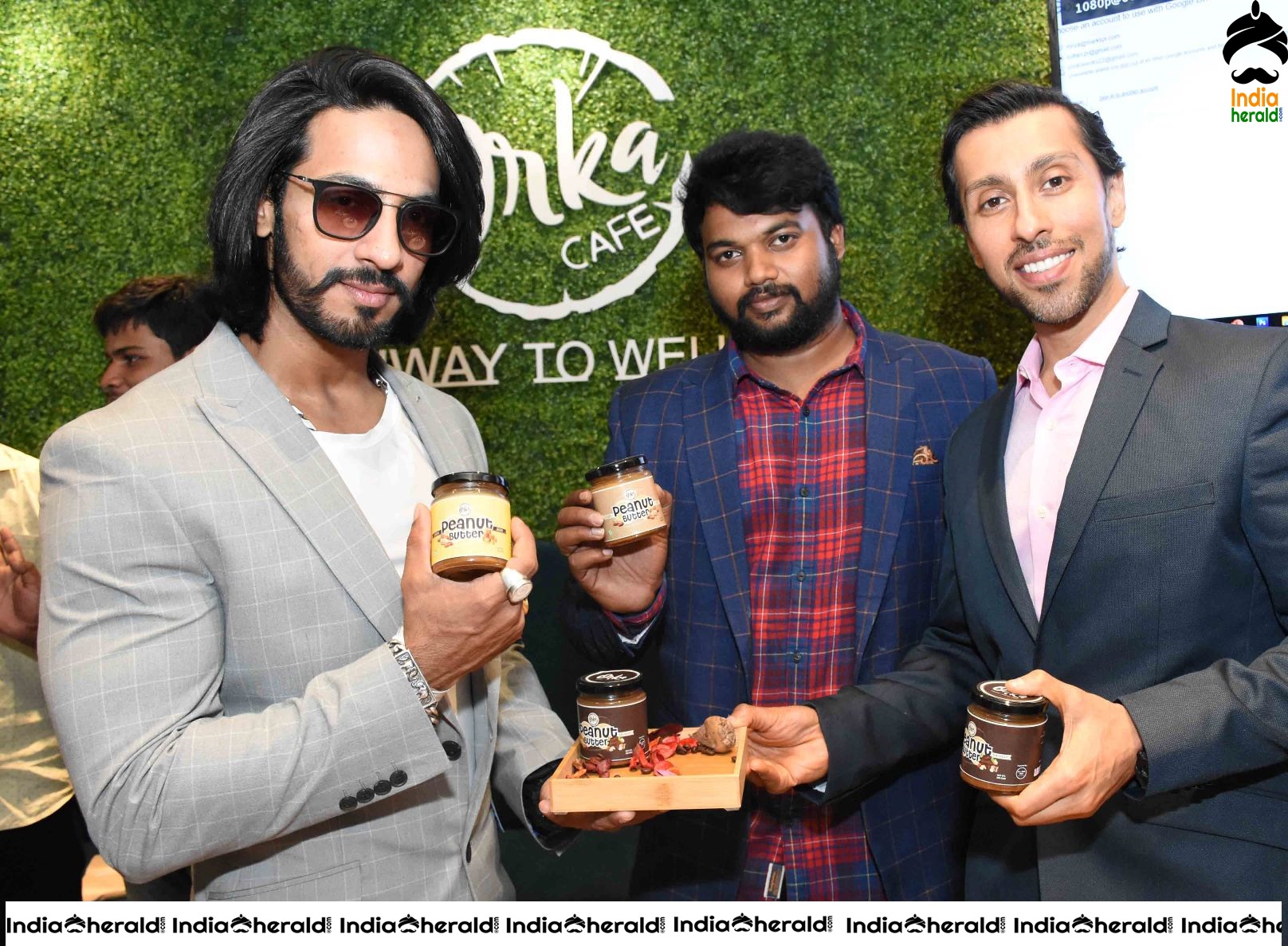 Actor Thakur Anoop Singh at Launch of ORKA Nutritional Cafe in Vijayawada Set 2
