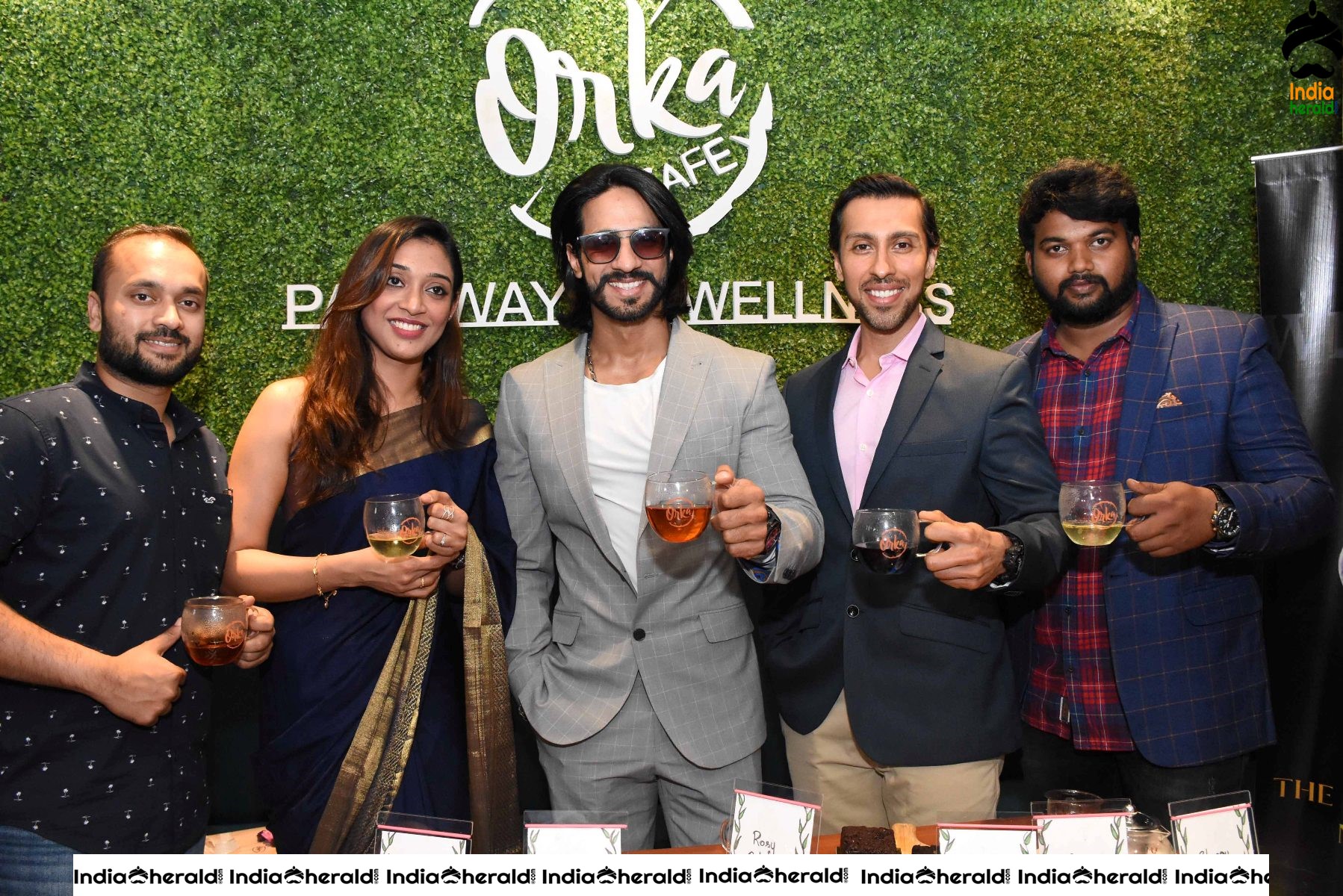 Actor Thakur Anoop Singh at Launch of ORKA Nutritional Cafe in Vijayawada Set 2