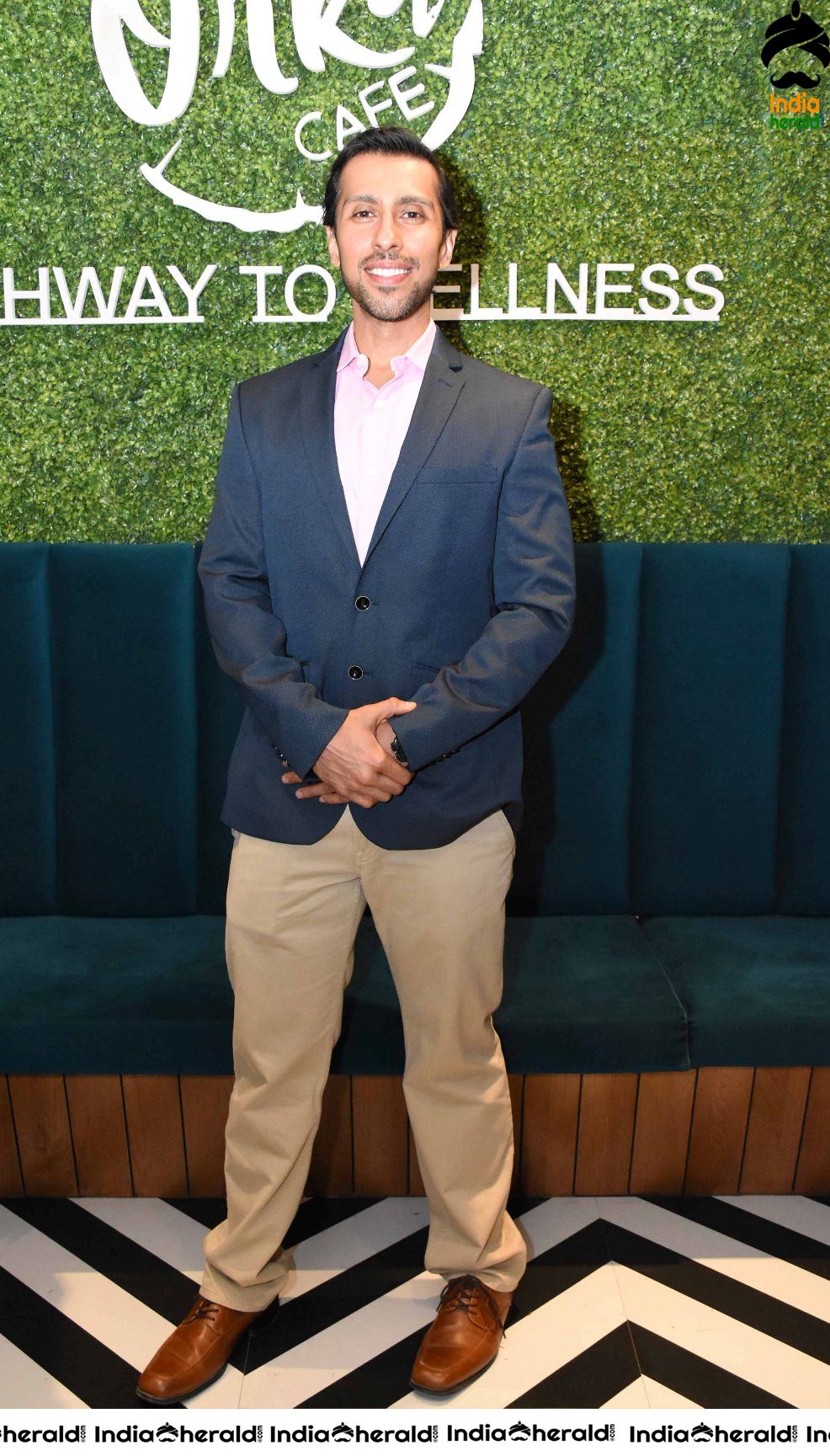 Actor Thakur Anoop Singh at Launch of ORKA Nutritional Cafe in Vijayawada Set 2