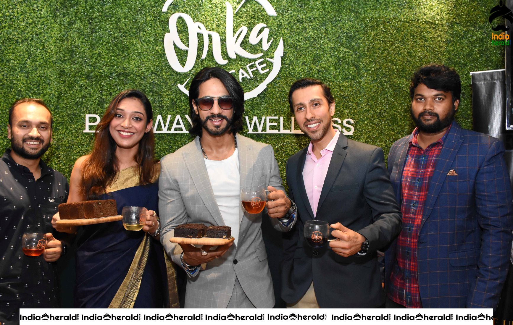 Actor Thakur Anoop Singh at Launch of ORKA Nutritional Cafe in Vijayawada Set 2