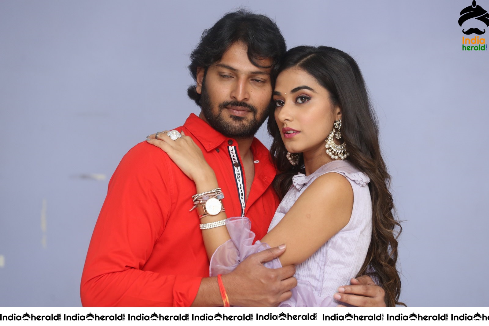 Actor Vamsi Yakasiri Latest Photoshoot Stills With Stefy Patel Set 3