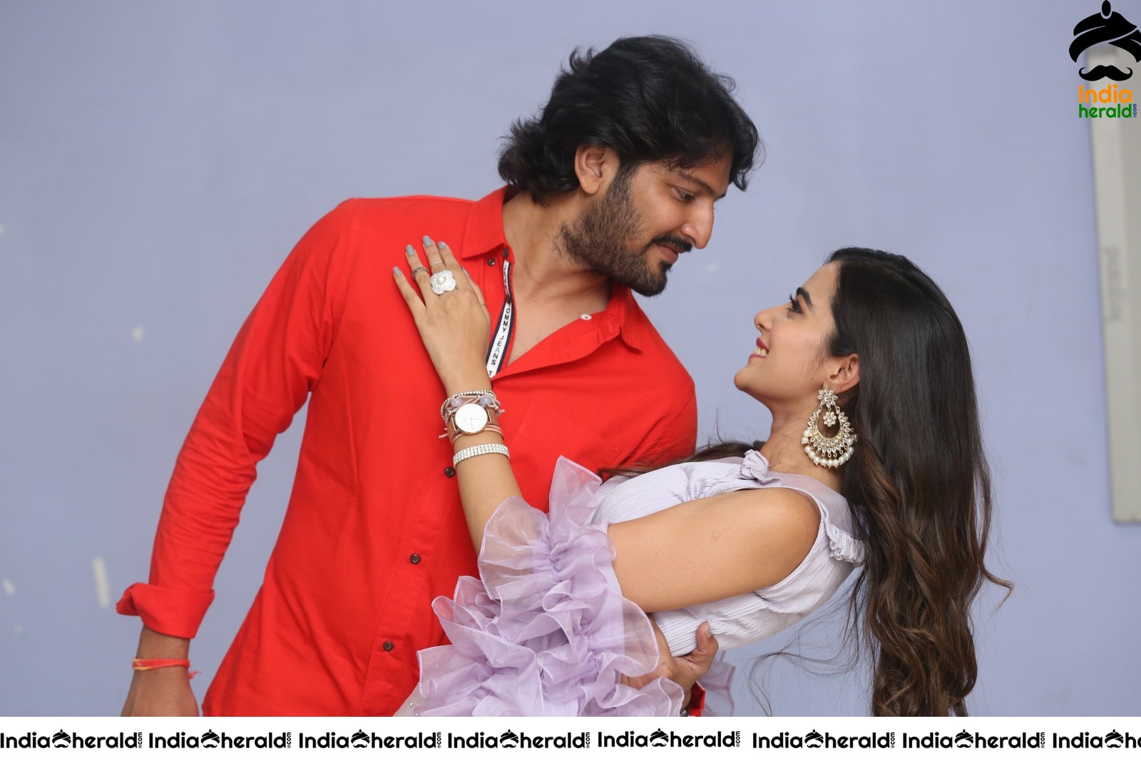 Actor Vamsi Yakasiri Latest Photoshoot Stills With Stefy Patel Set 3