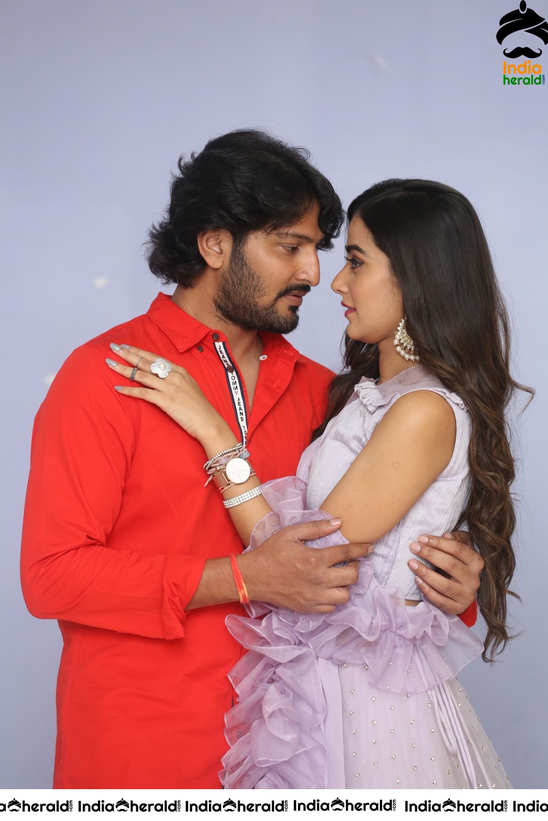 Actor Vamsi Yakasiri Latest Photoshoot Stills With Stefy Patel Set 4