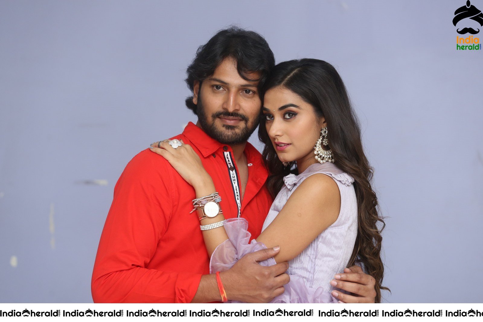 Actor Vamsi Yakasiri Latest Photoshoot Stills With Stefy Patel Set 4