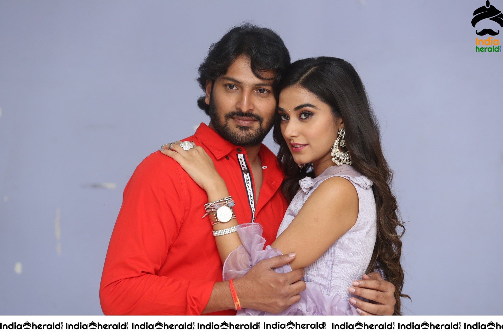 Actor Vamsi Yakasiri Latest Photoshoot Stills With Stefy Patel Set 4