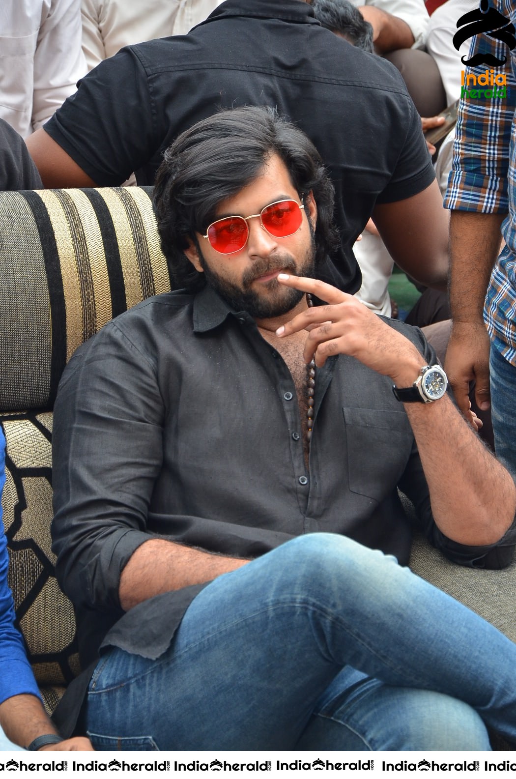 Actor Varun Tej At Vijayawada VVIT College Set 1