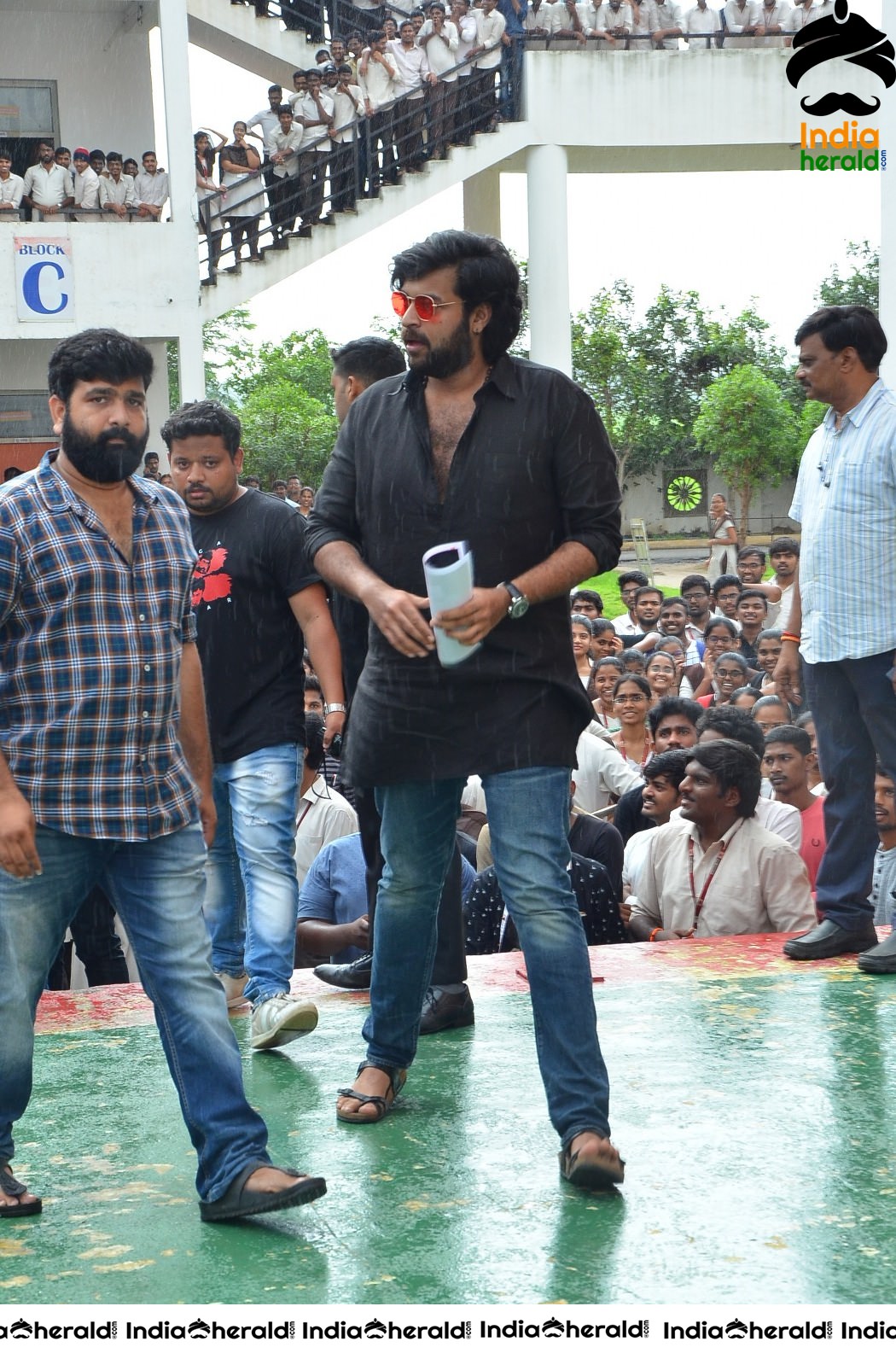 Actor Varun Tej At Vijayawada VVIT College Set 2