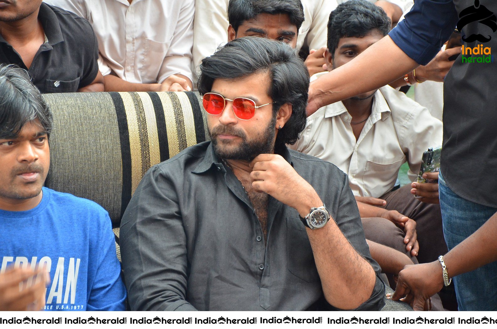 Actor Varun Tej At Vijayawada VVIT College Set 2