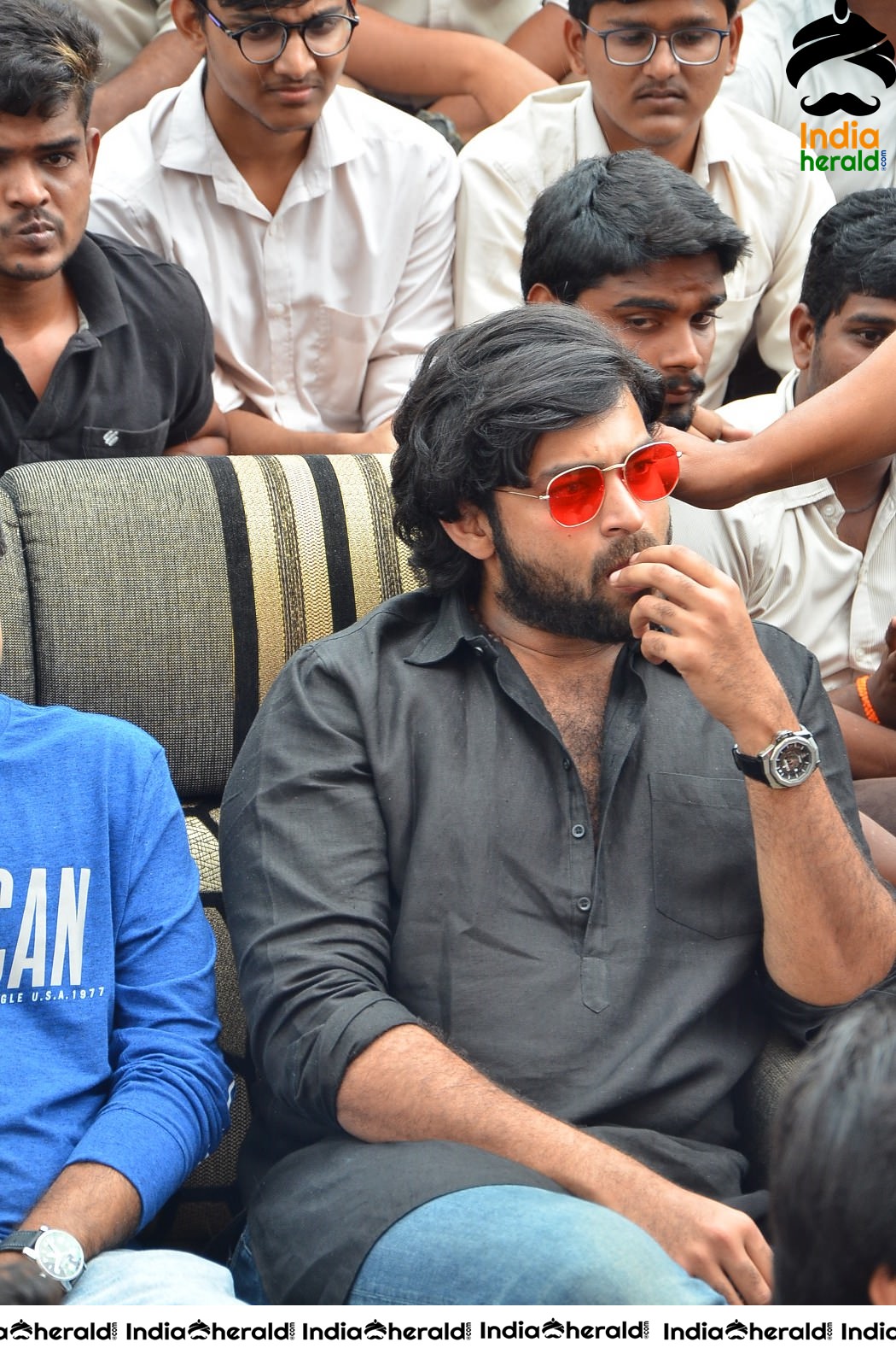 Actor Varun Tej At Vijayawada VVIT College Set 2