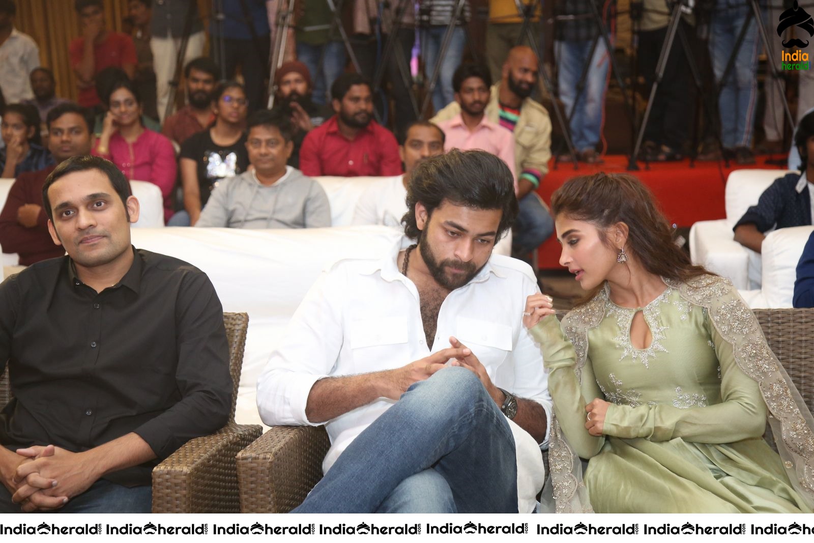 Actor Varun Tej caught while interacting with Various celebs