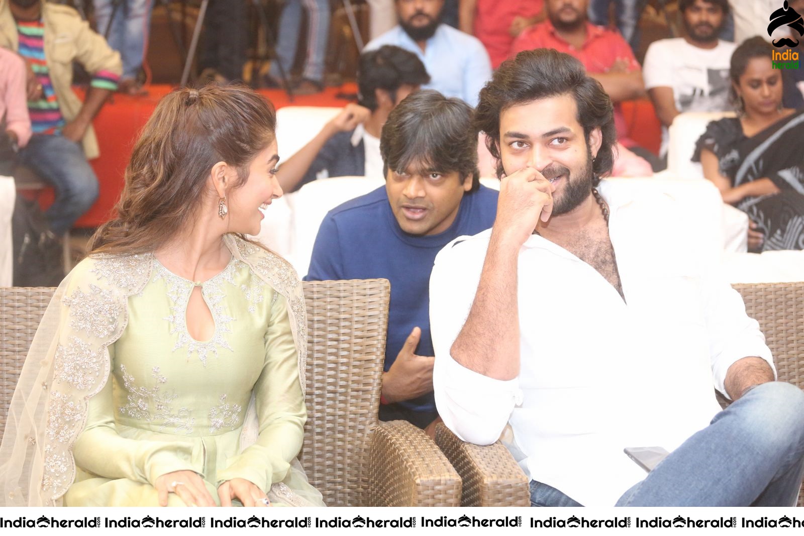 Actor Varun Tej caught while interacting with Various celebs