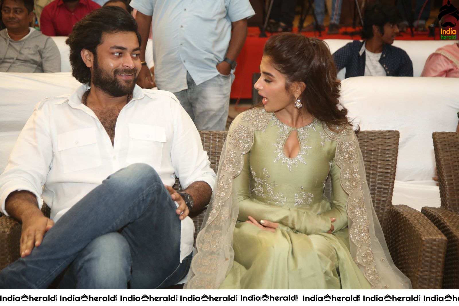 Actor Varun Tej caught while interacting with Various celebs