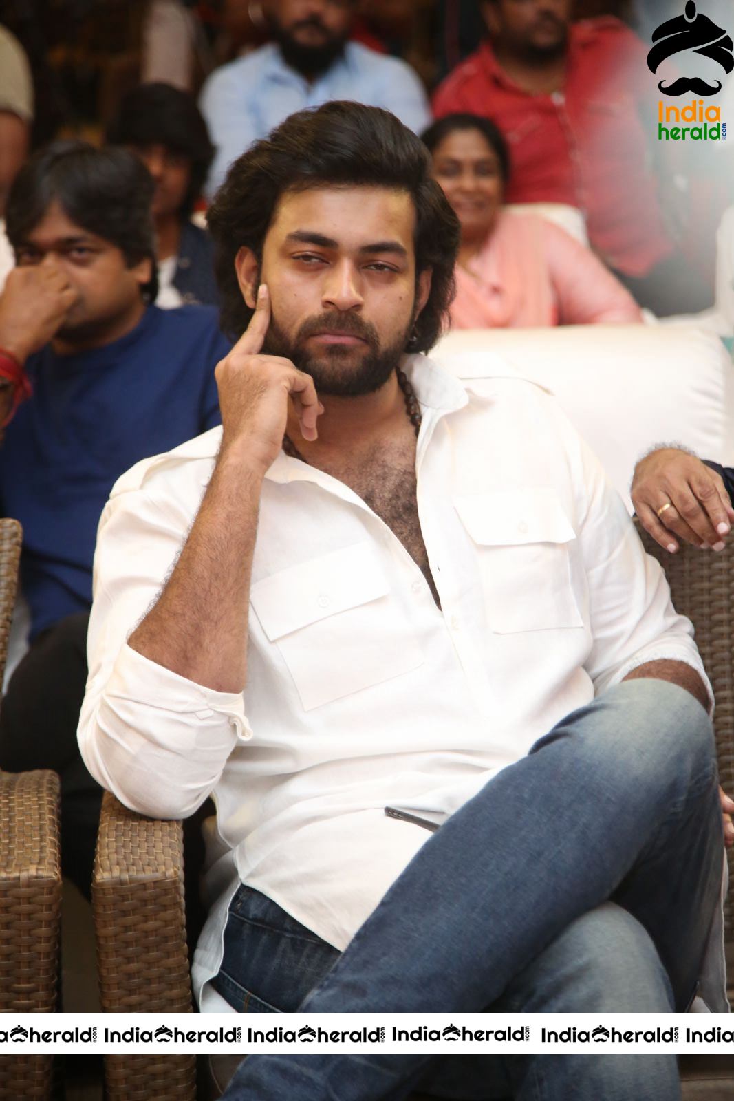 Actor Varun Tej Stills From Gaddala Konda Ganesh Movie Success Meet Set 1