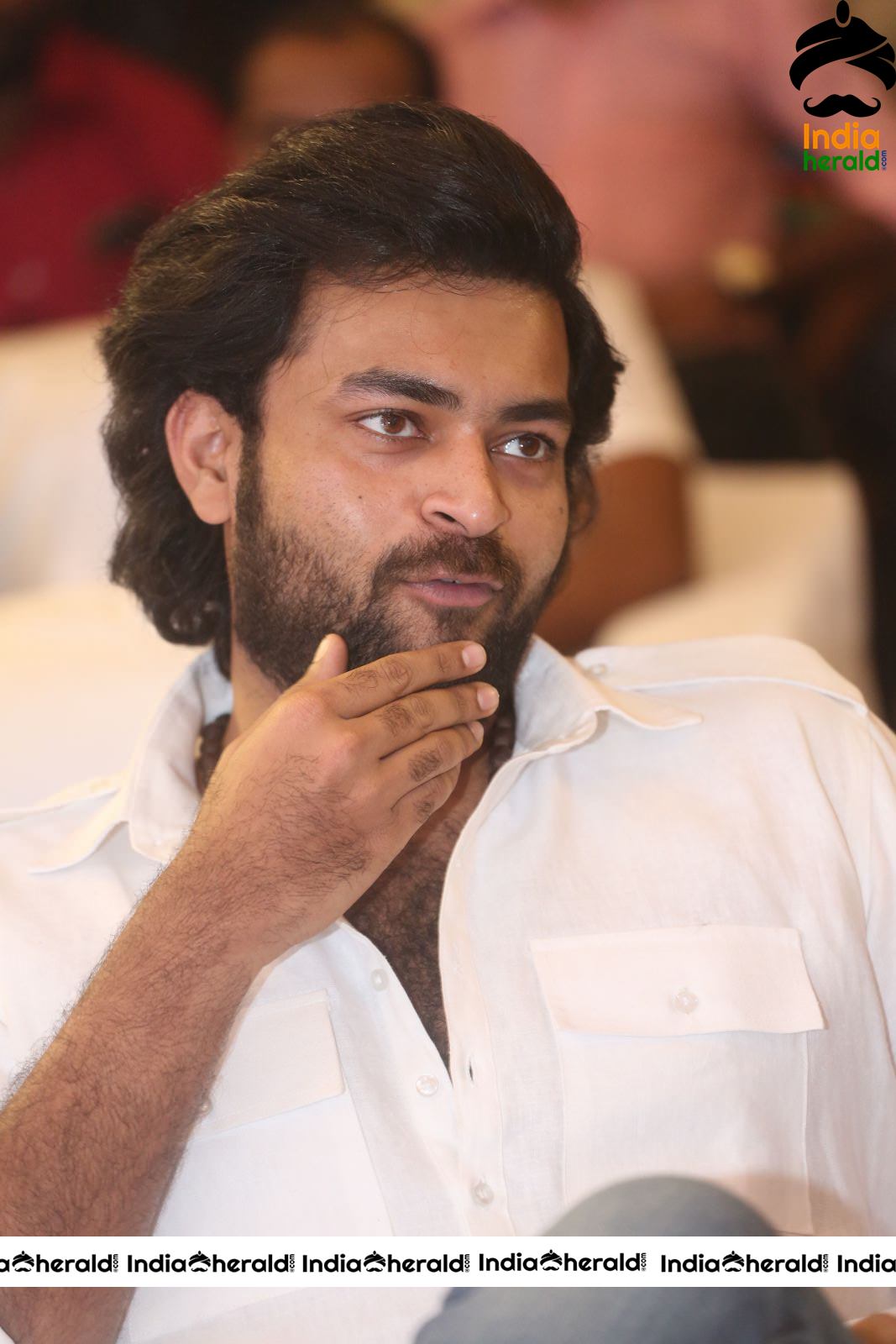 Actor Varun Tej Stills From Gaddala Konda Ganesh Movie Success Meet Set 1