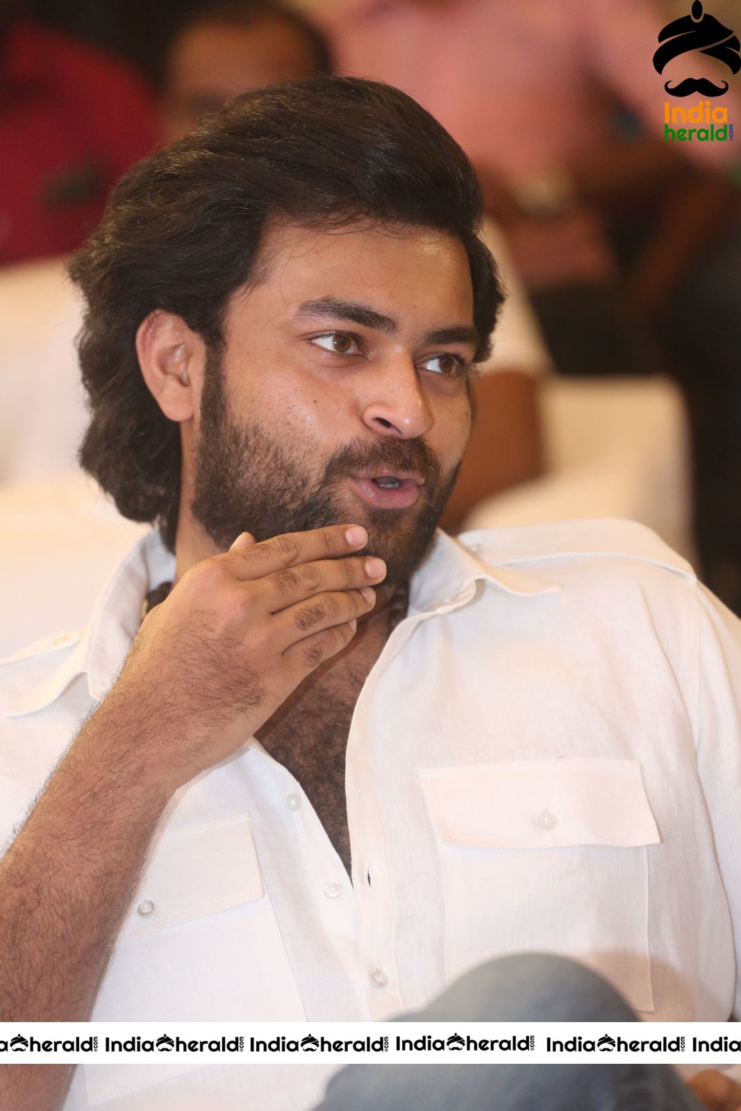 Actor Varun Tej Stills From Gaddala Konda Ganesh Movie Success Meet Set 1