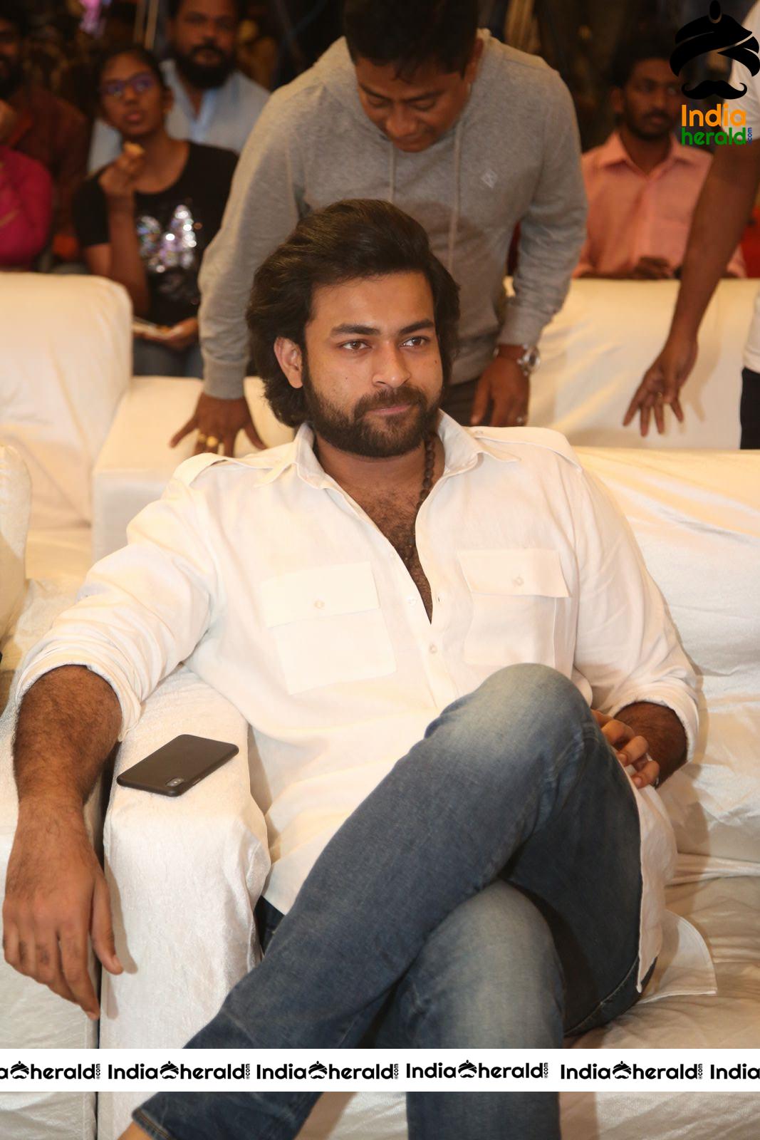 Actor Varun Tej Stills From Gaddala Konda Ganesh Movie Success Meet Set 1