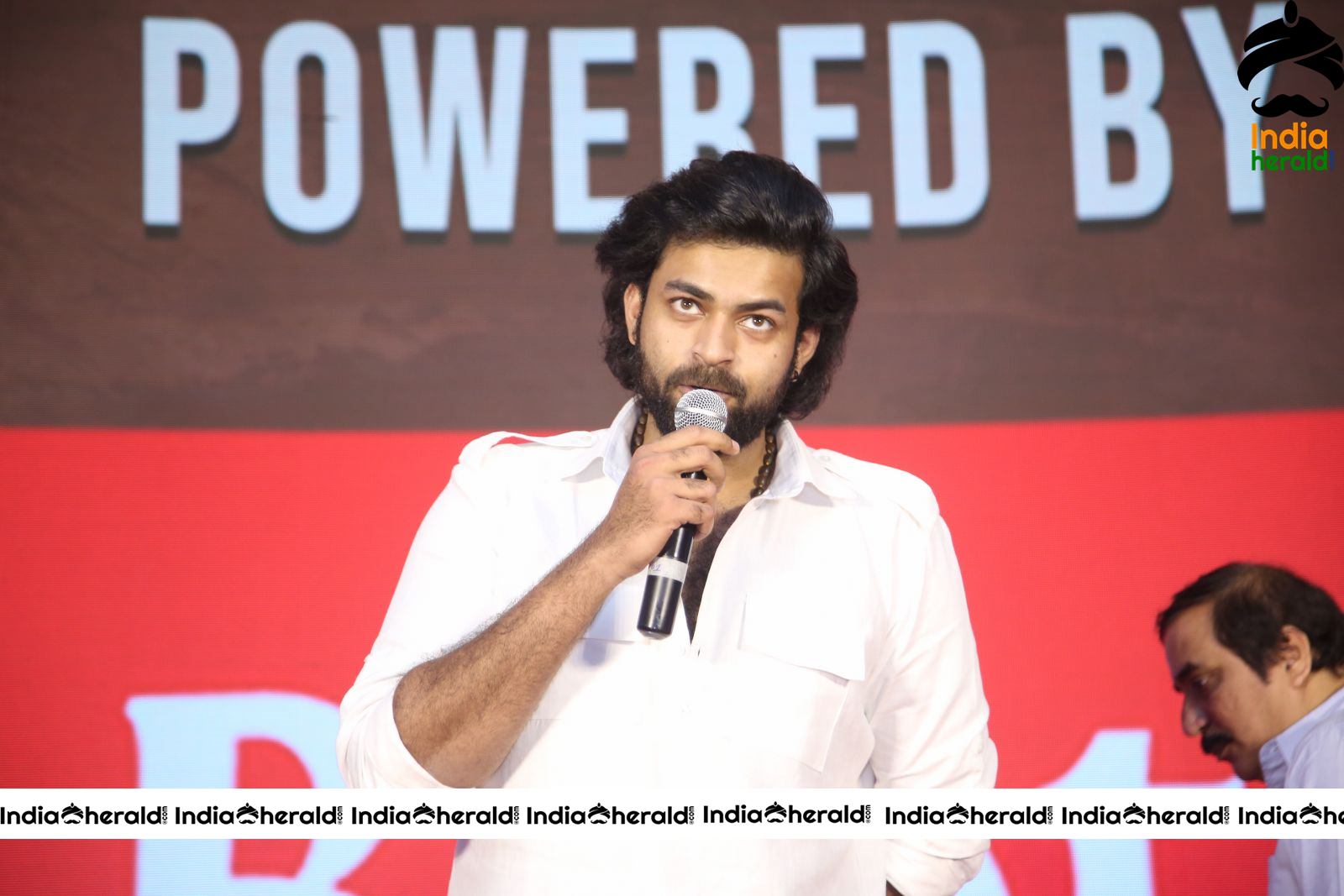 Actor Varun Tej Stills From Gaddala Konda Ganesh Movie Success Meet Set 2