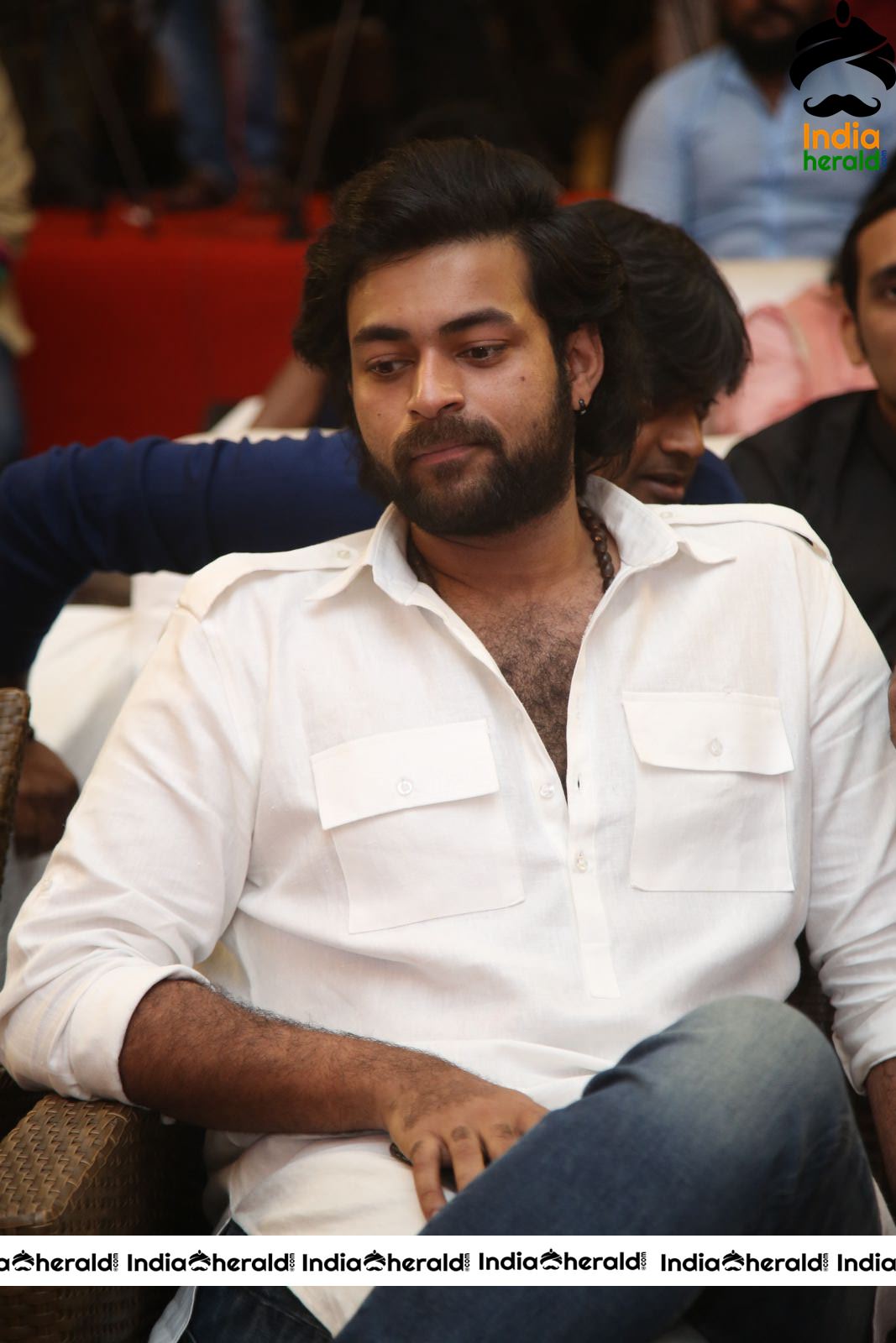 Actor Varun Tej Stills From Gaddala Konda Ganesh Movie Success Meet Set 2