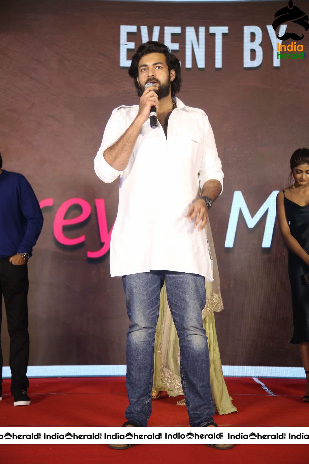 Actor Varun Tej Stills From Gaddala Konda Ganesh Movie Success Meet Set 3