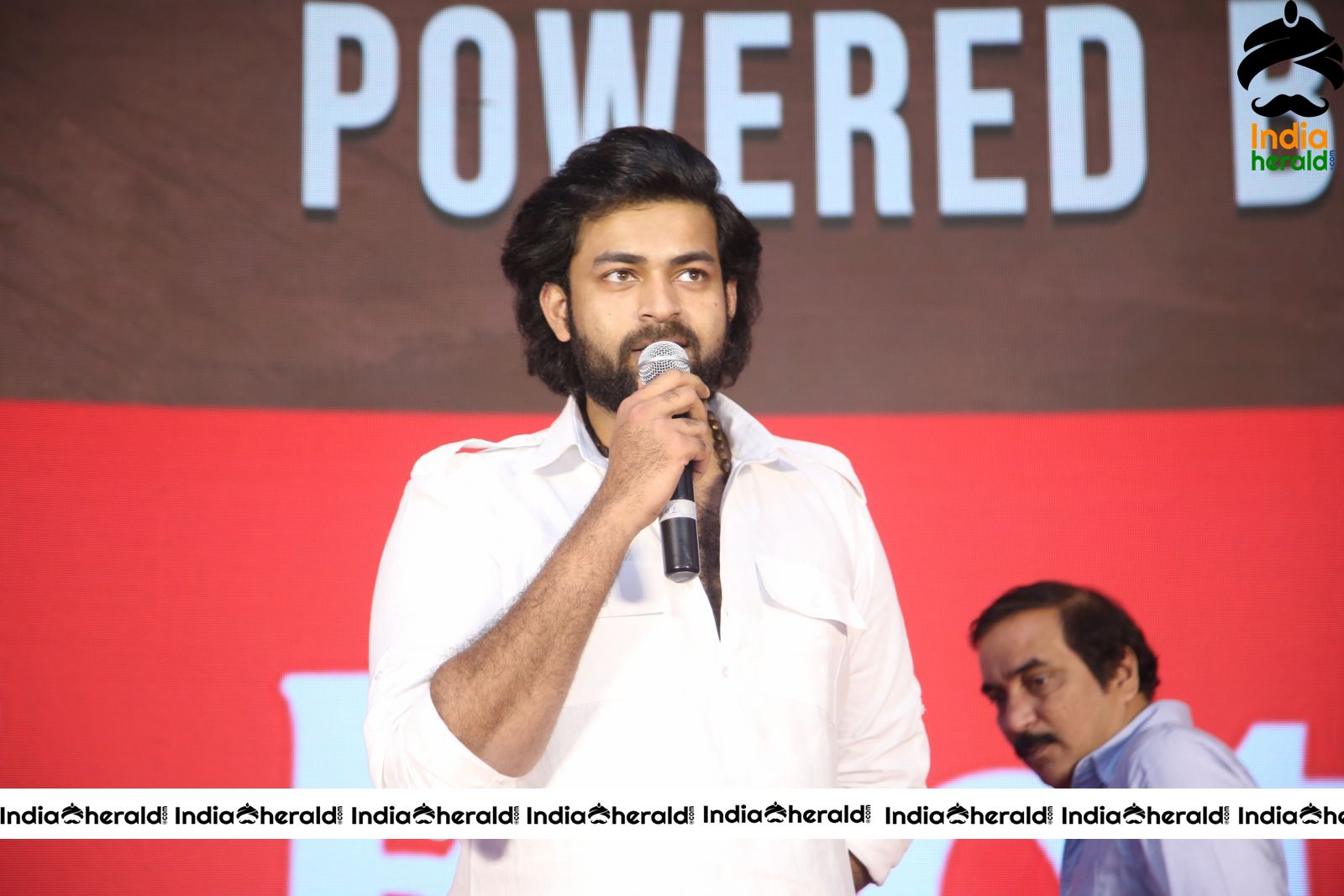 Actor Varun Tej Stills From Gaddala Konda Ganesh Movie Success Meet Set 3