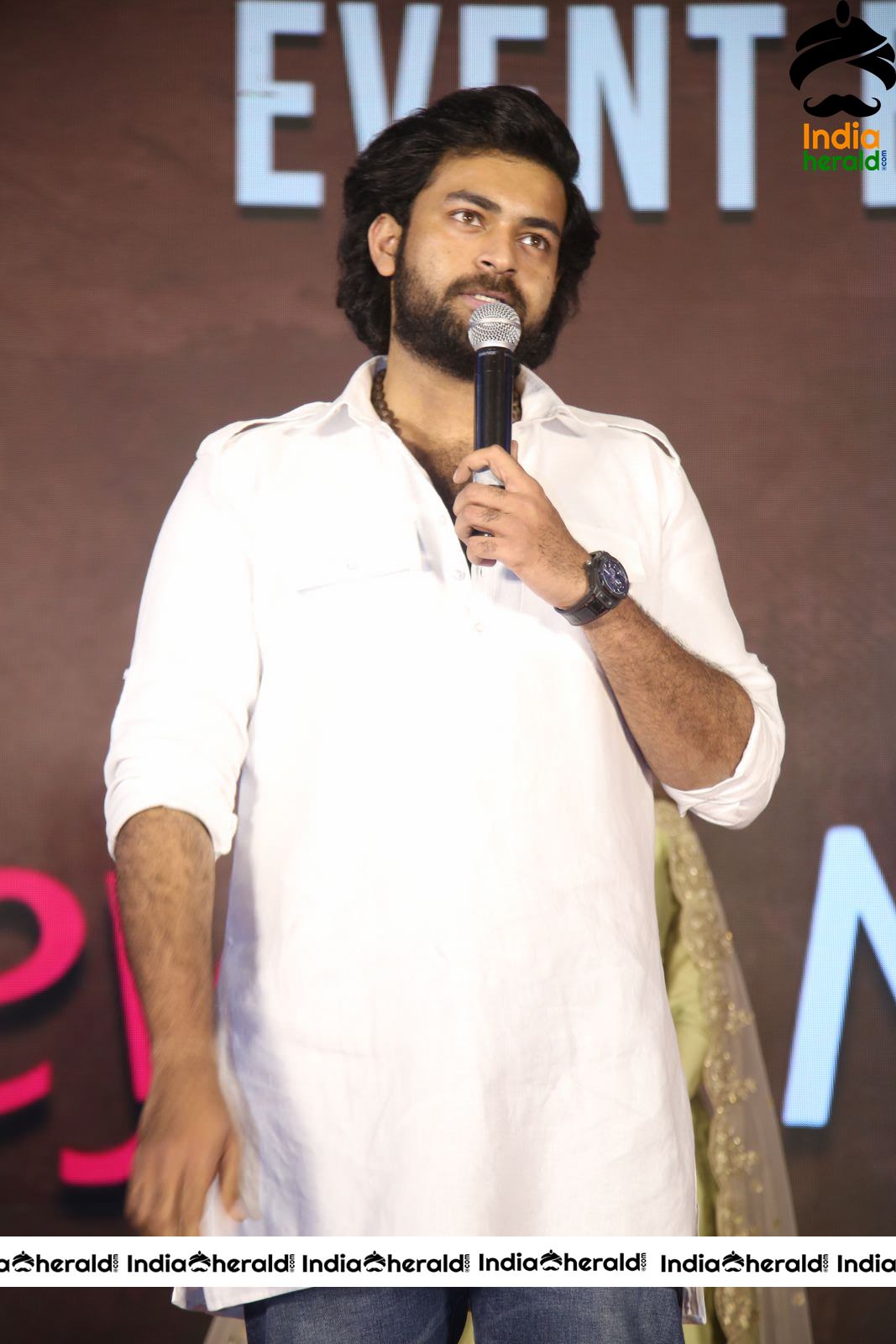 Actor Varun Tej Stills From Gaddala Konda Ganesh Movie Success Meet Set 3