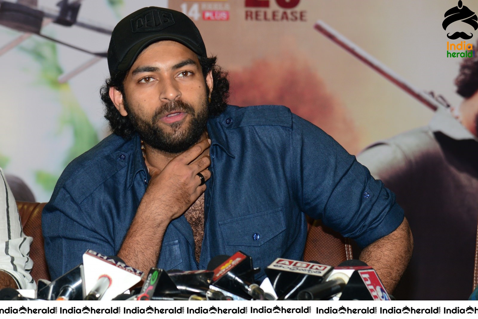 Actor Varun Tej Stills from Gaddalakonda Ganesh Success Meet Set 2