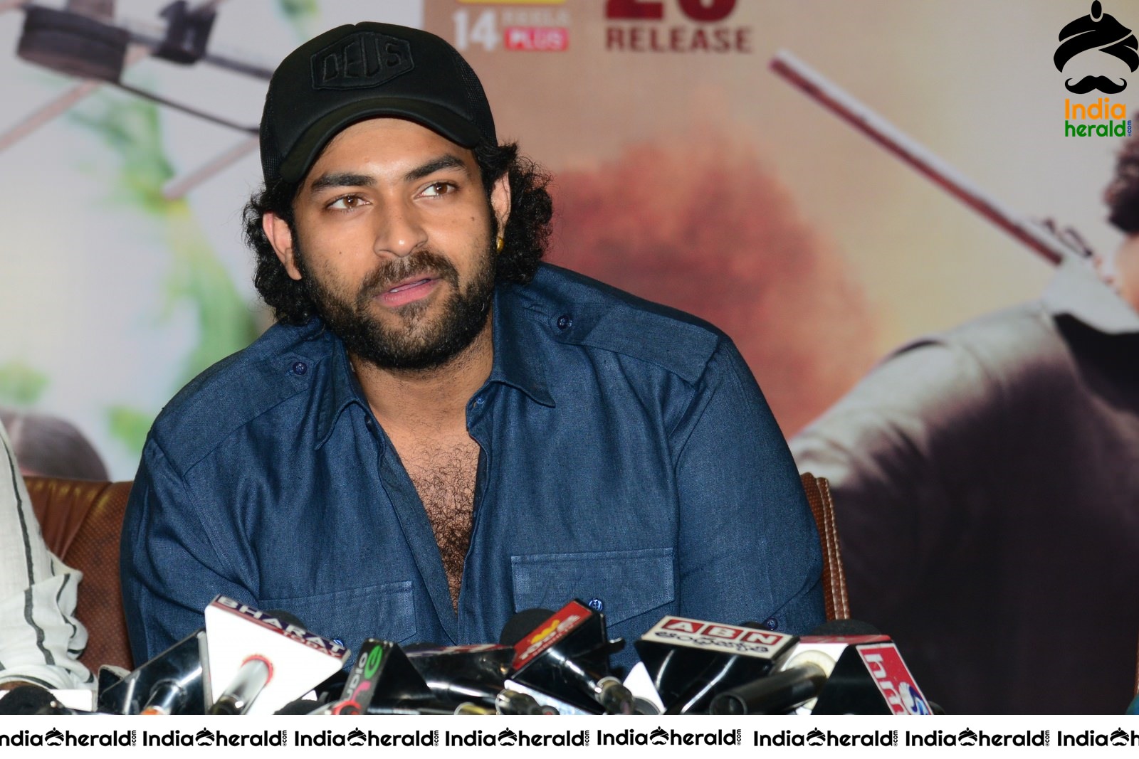 Actor Varun Tej Stills from Gaddalakonda Ganesh Success Meet Set 3