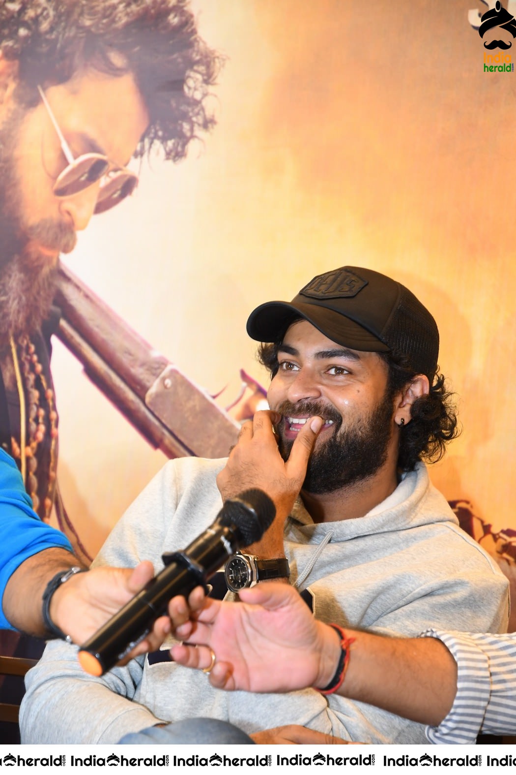 Actor Varun Tej Unseen Photos when he was in deep thoughts during GG success meet