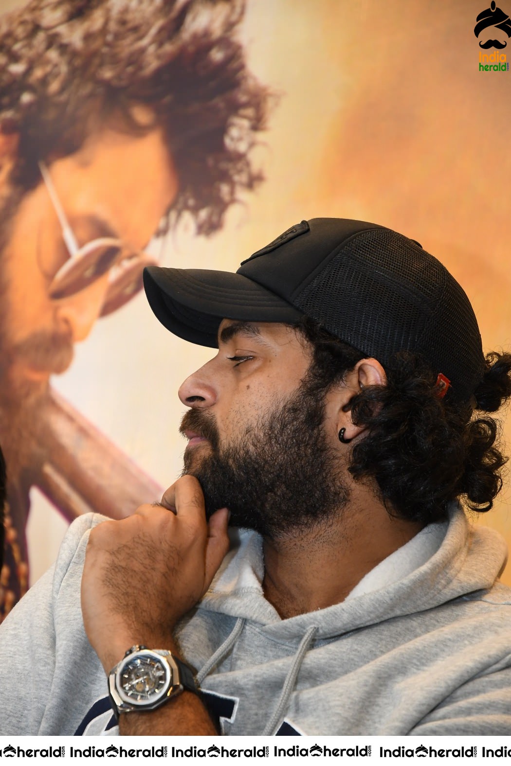 Actor Varun Tej Unseen Photos when he was in deep thoughts during GG success meet