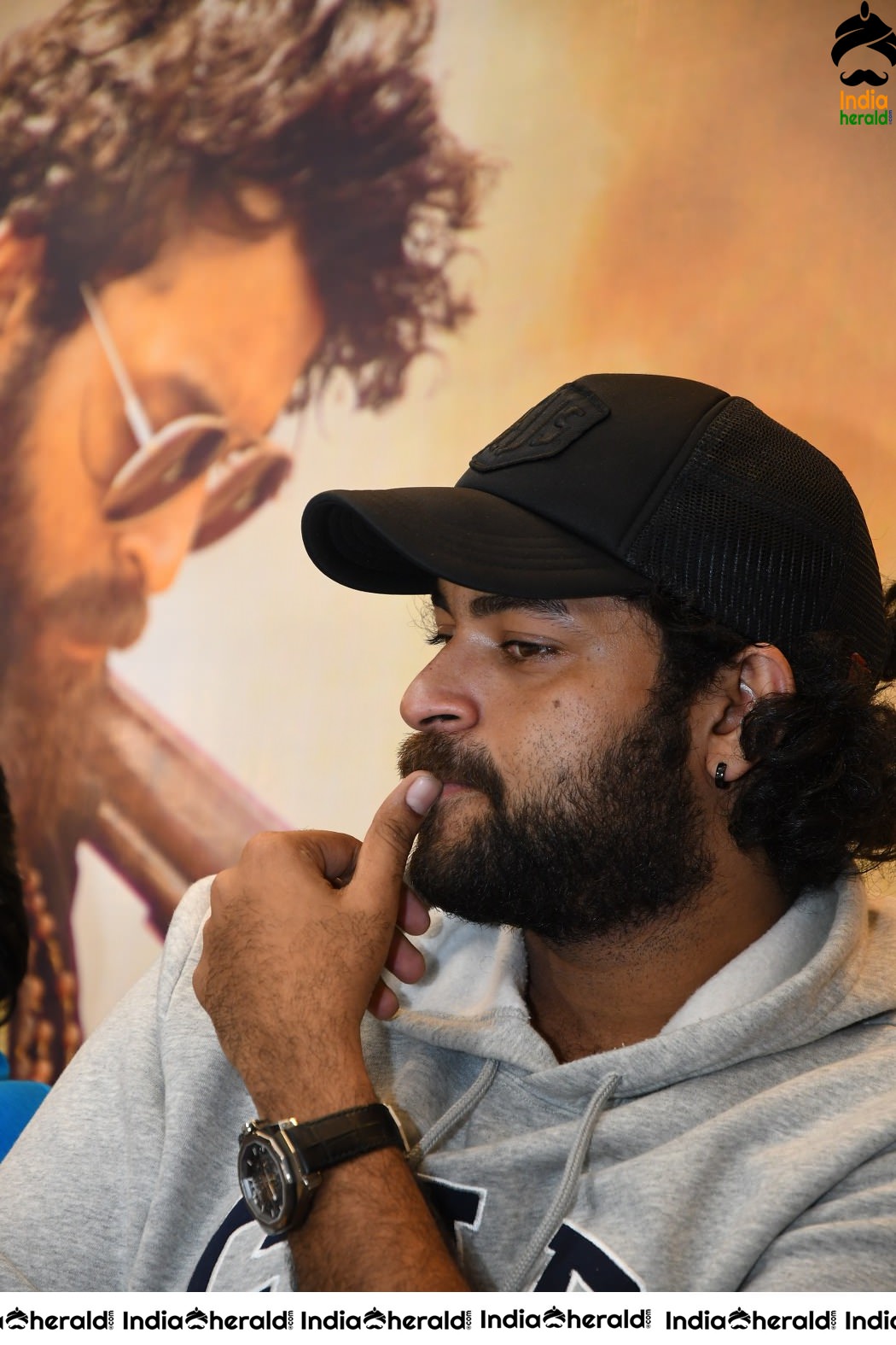 Actor Varun Tej Unseen Photos when he was in deep thoughts during GG success meet