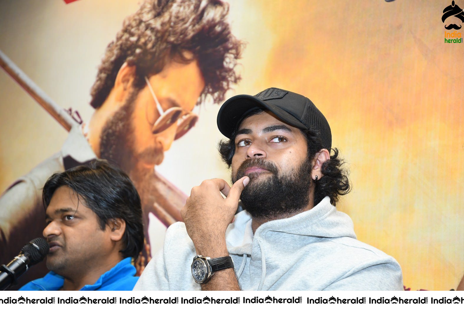 Actor Varun Tej Unseen Photos when he was in deep thoughts during GG success meet