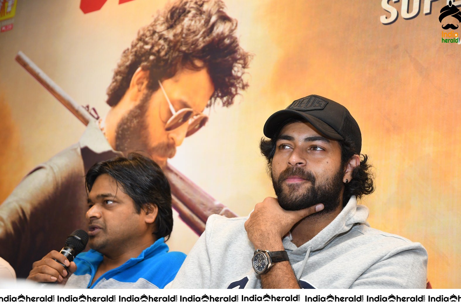 Actor Varun Tej Unseen Photos when he was in deep thoughts during GG success meet