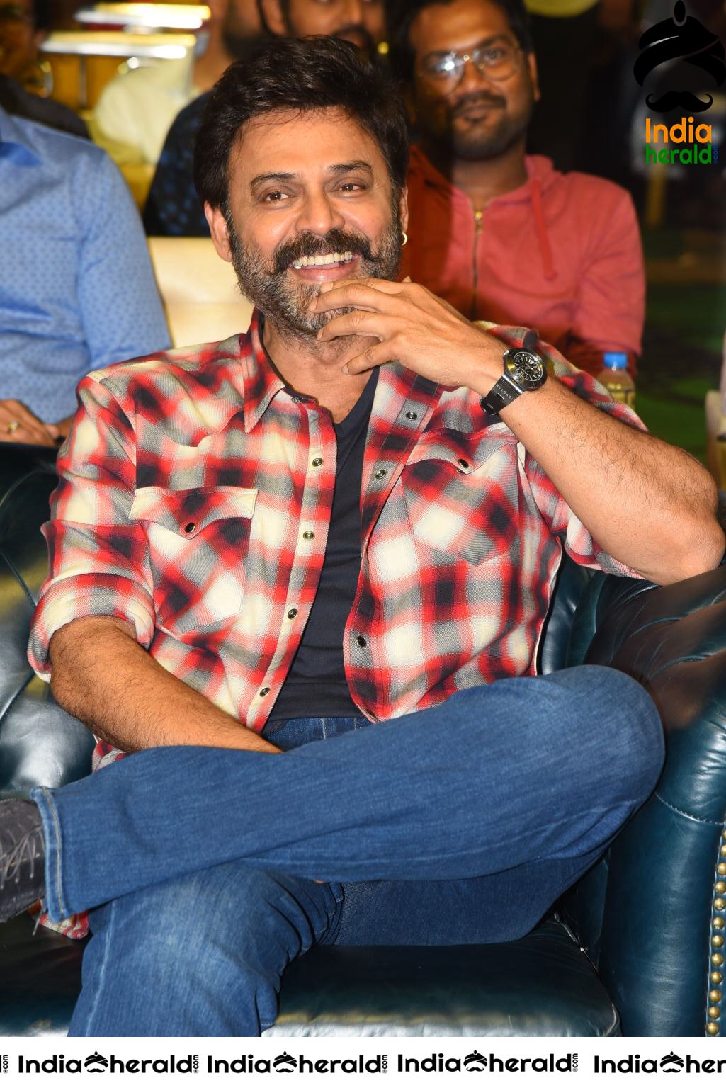 Actor Venkatesh at Venky Mama Pre Release Event in Khammam Set 1